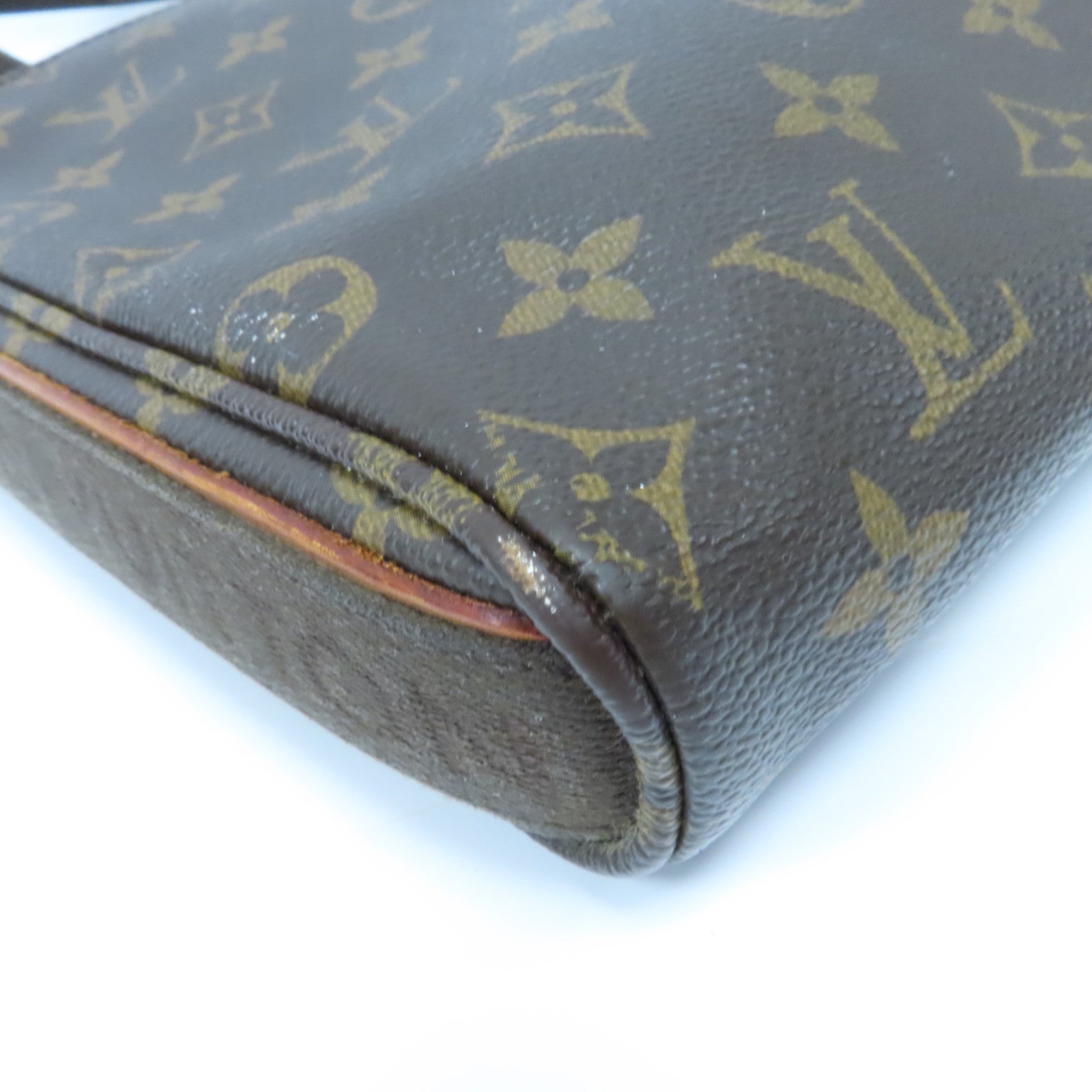 LOUIS VUITTON 【激減優惠】Monogram Trotteur Beaubourg金扣肩背袋啡色