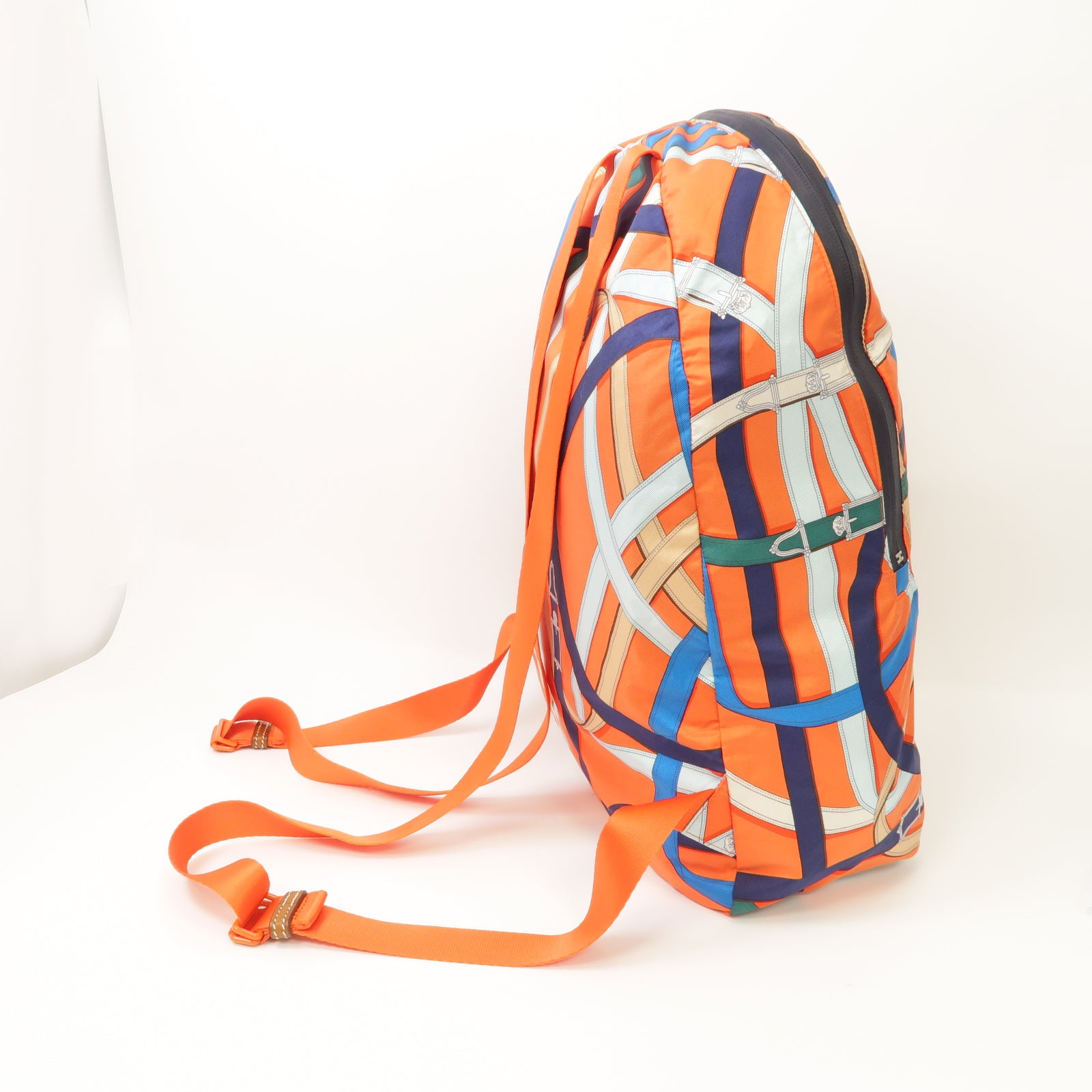HERMES 絲質Airsilk Backpack背包橙色