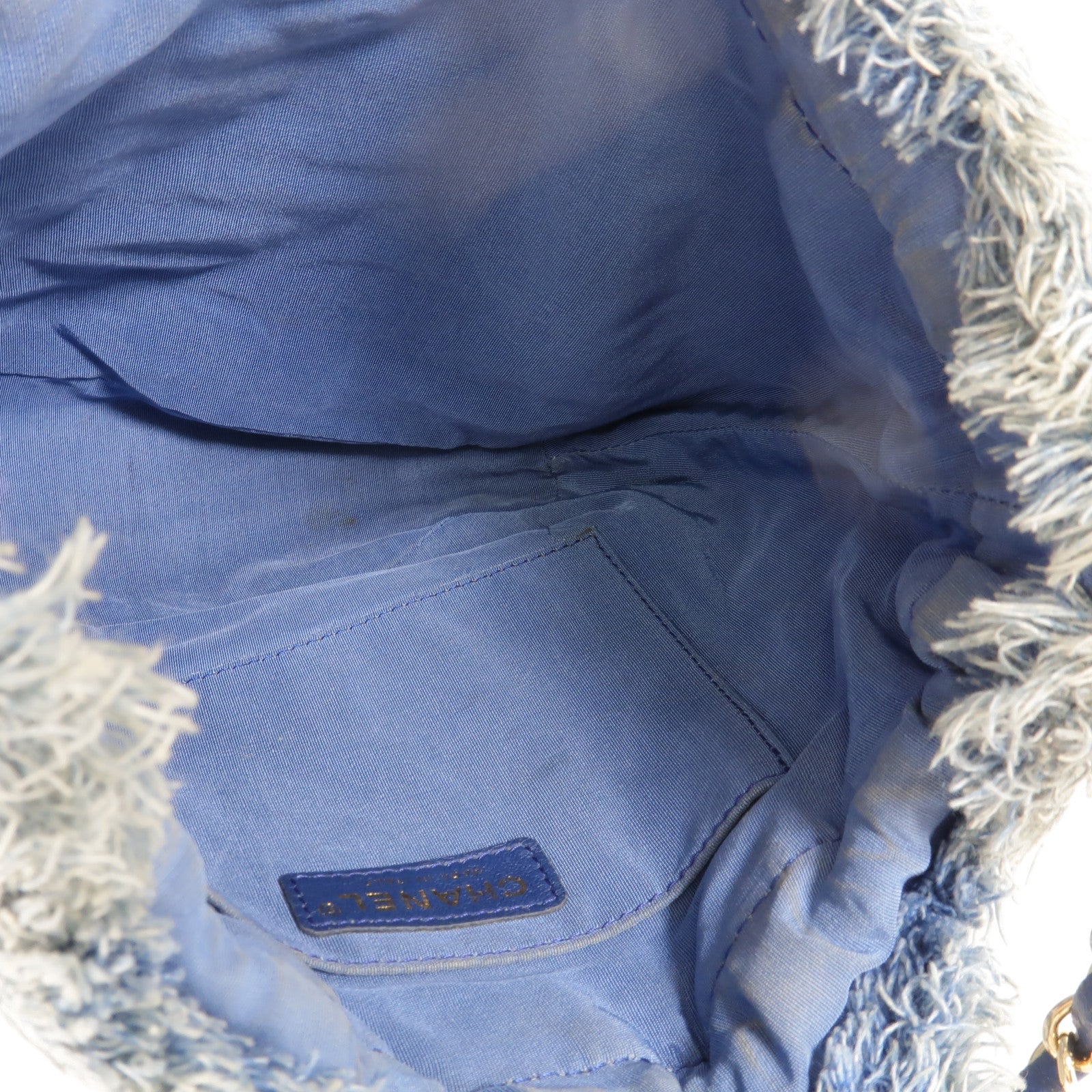 CHANEL Denim Bucket Bag肩背袋
