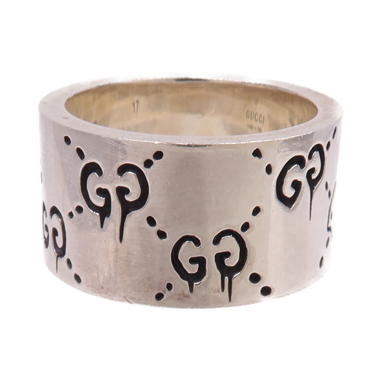 GUCCI 925純銀Ghost Ring戒指US#7.5