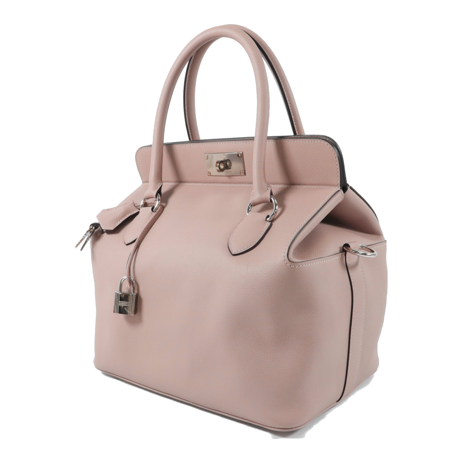 HERMES Evercolor皮革Toolbox 26手挽肩背兩用袋Glycine