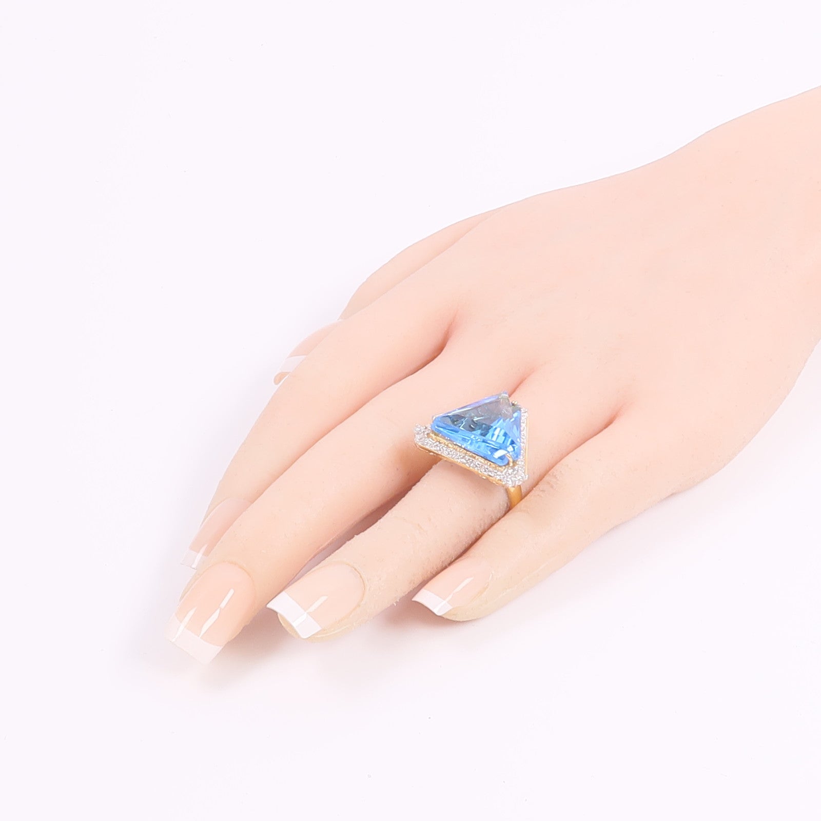 JEWELRY 18K黃金/白金Topaz Ring托帕石戒指