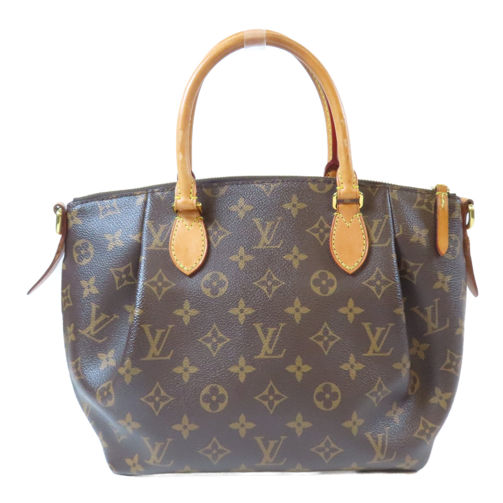 LOUIS VUITTON Monogram Turenne PM金扣手提斜背兩用袋啡色