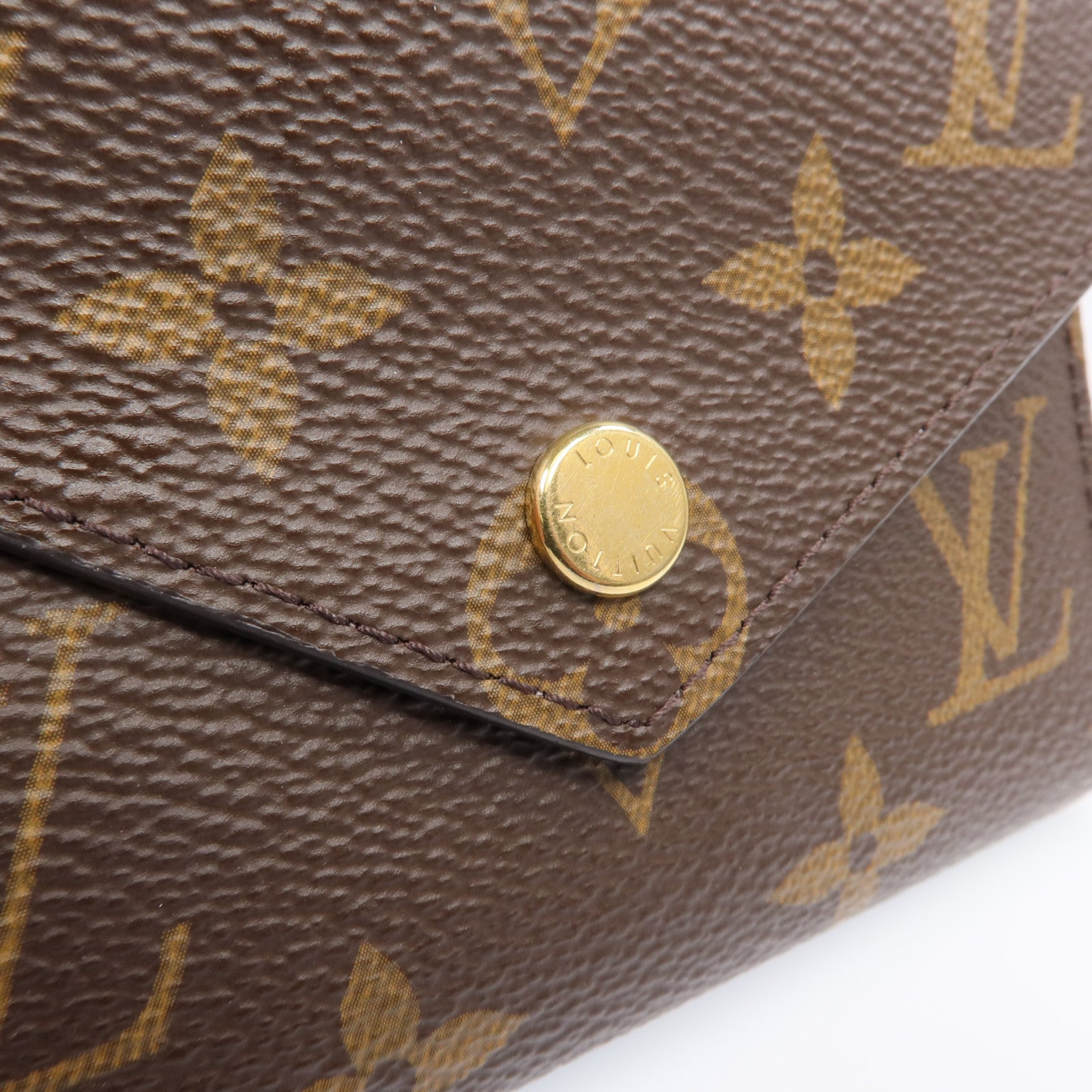 LOUIS VUITTON Monogram Victorine Wallet金扣錢包