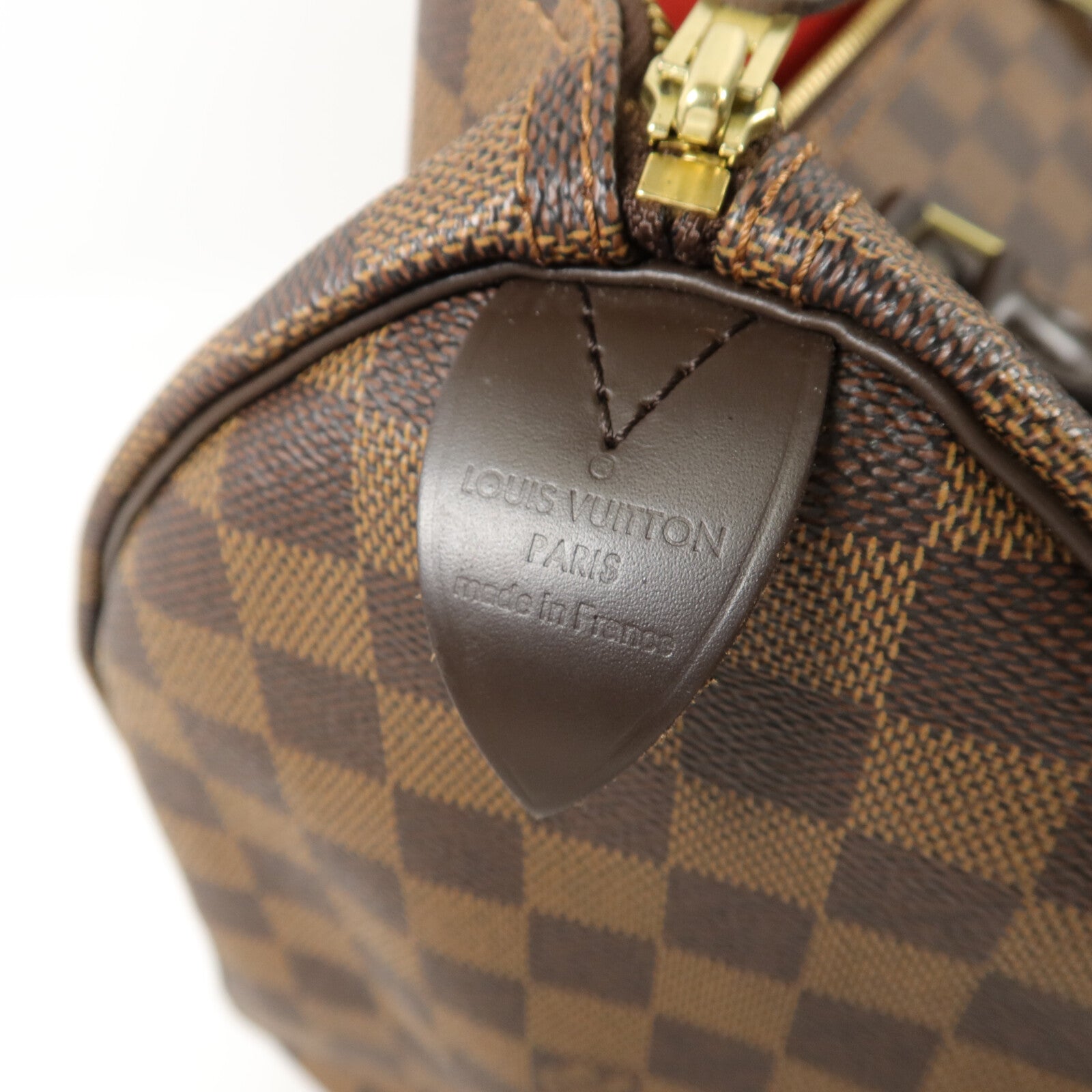 LOUIS VUITTON Damier Speedy 35手挽袋