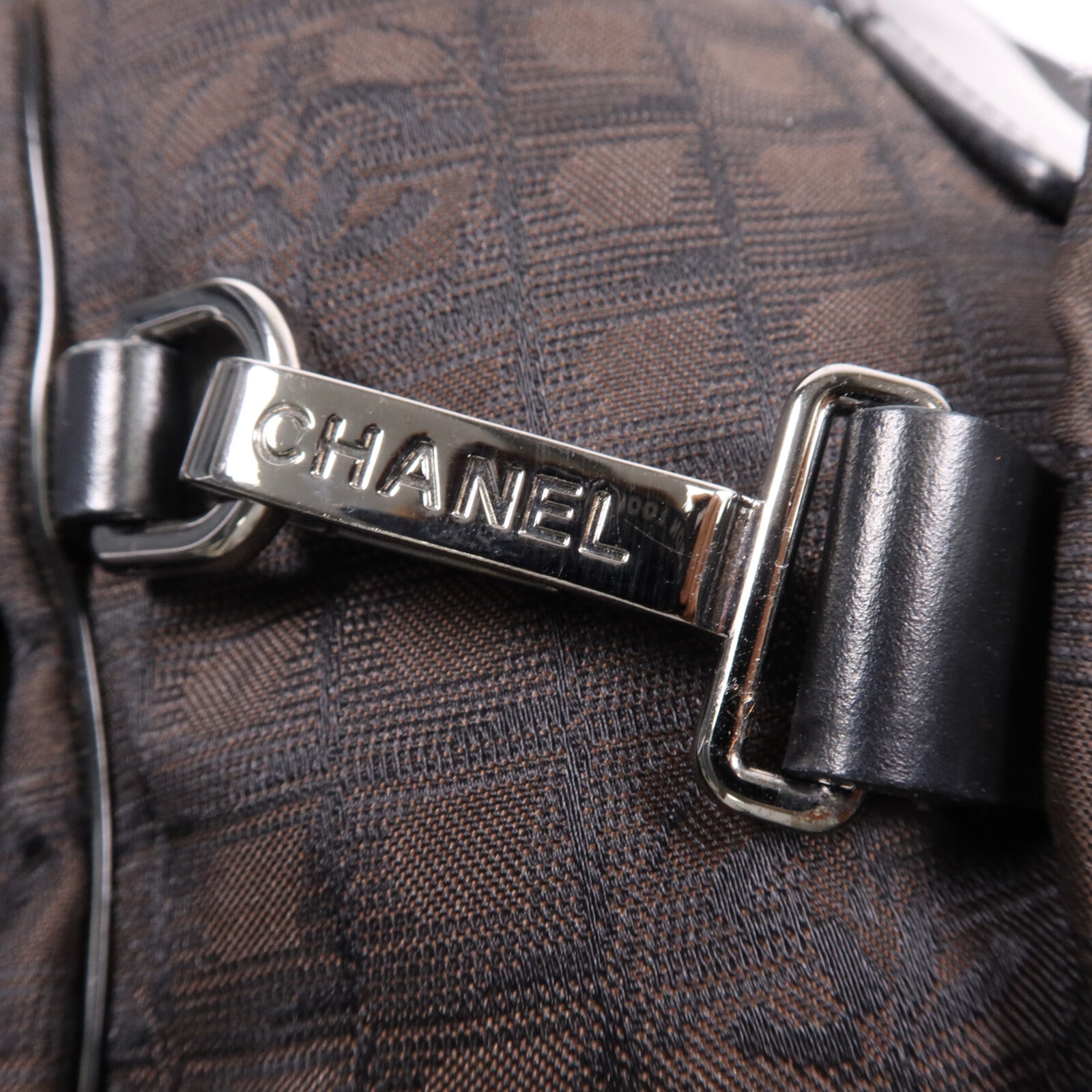 CHANEL 尼龍New Travel Line Tote Bag銀扣手挽袋