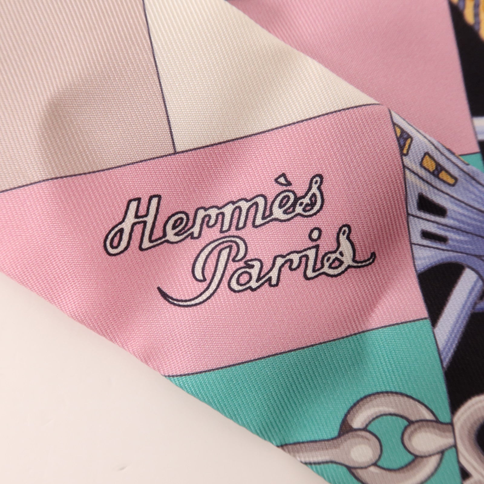 HERMES 絲質Twilly絲巾