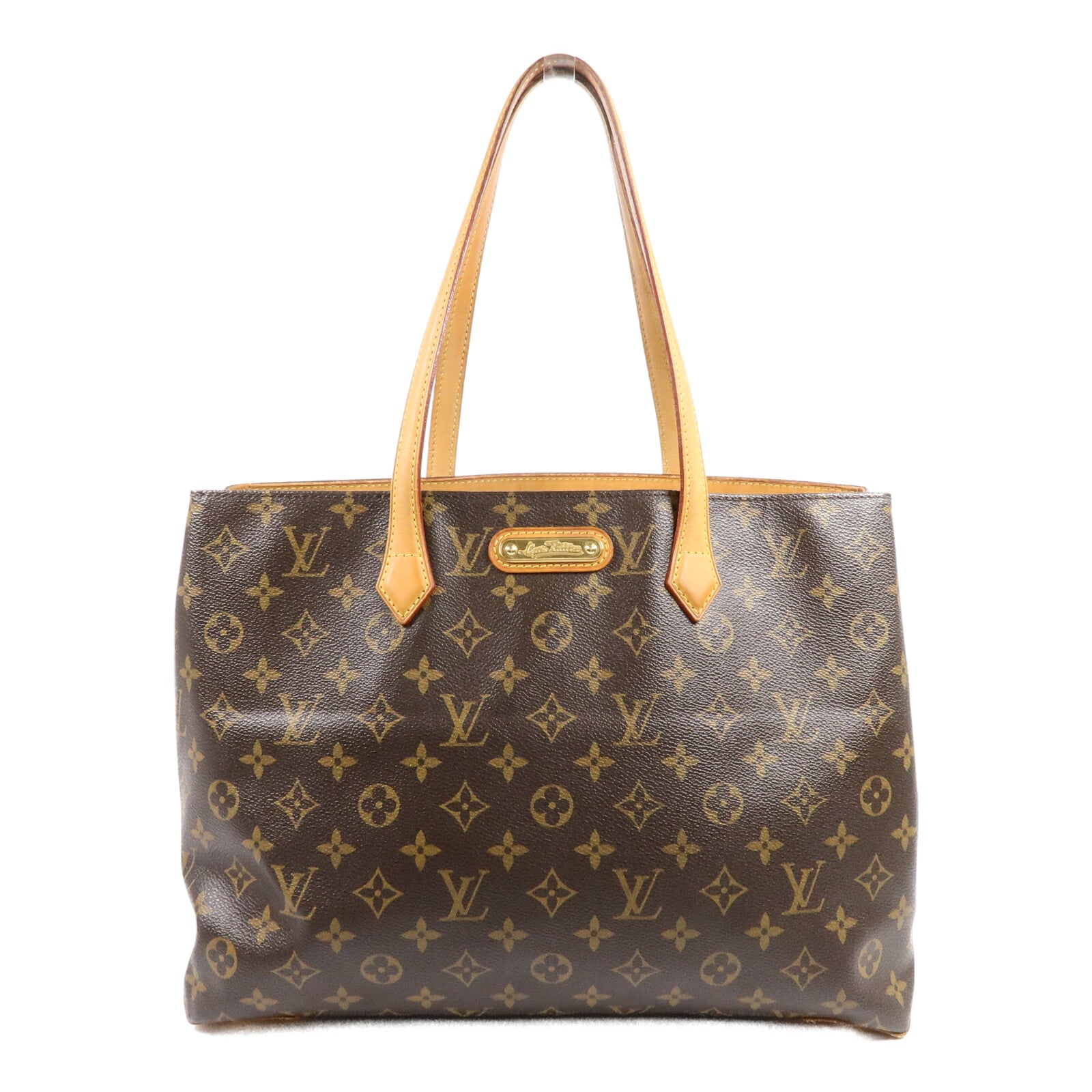 LOUIS VUITTON Monogram Wilshire MM肩背袋