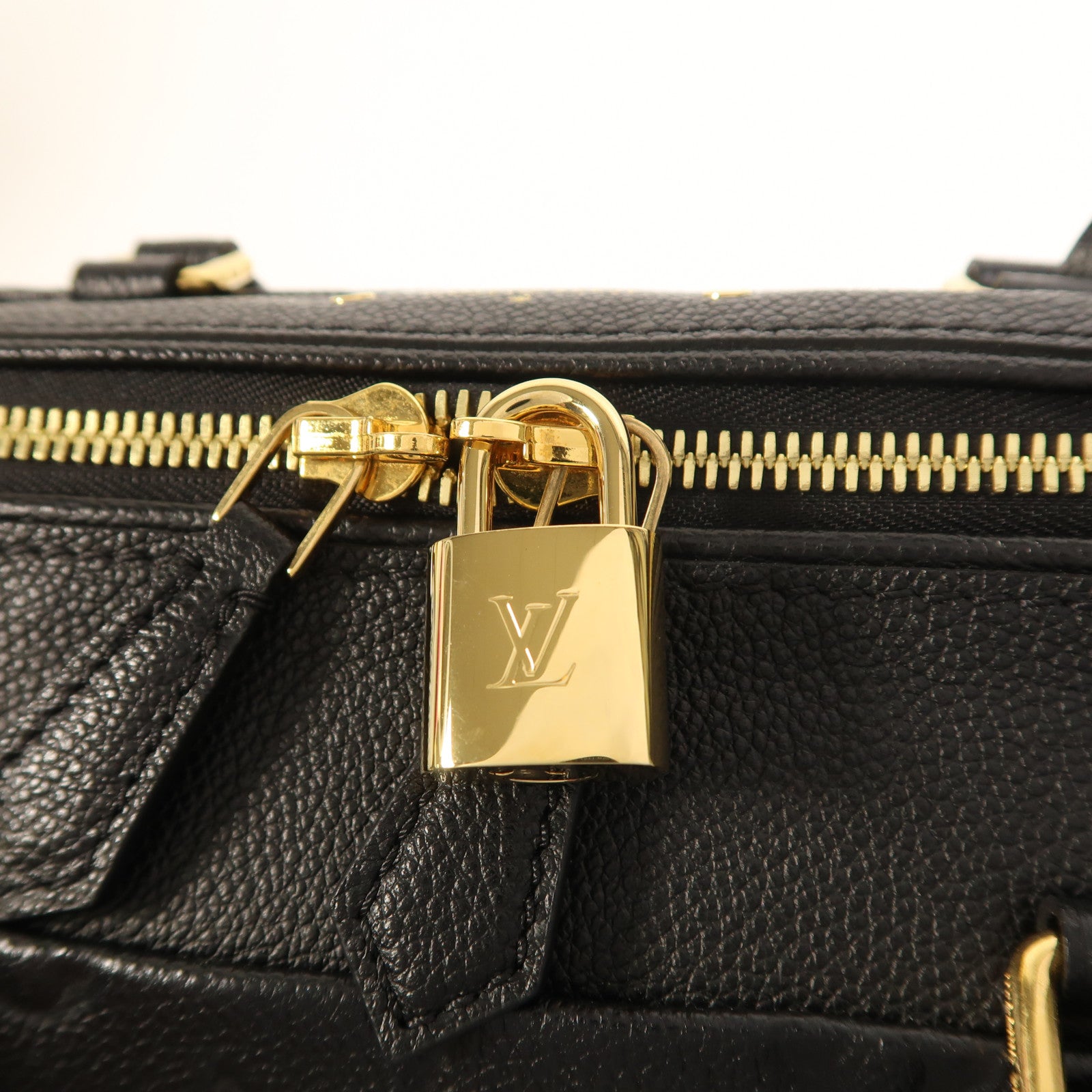 LOUIS VUITTON Monogram Empreinte Speedy Bandouliere金扣手挽肩背兩用袋
