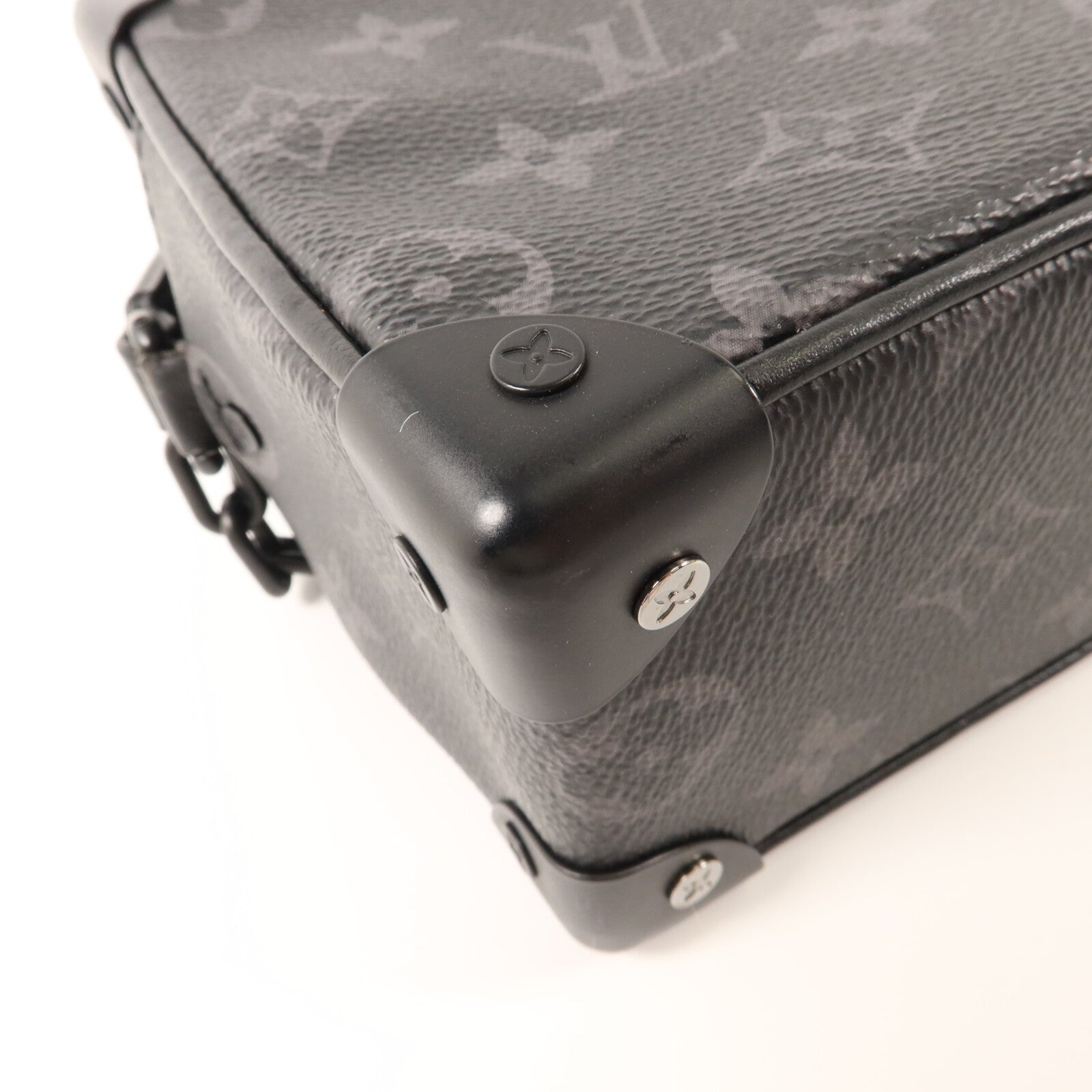 LOUIS VUITTON Monogram Eclipse Mini Soft Trunk肩背袋