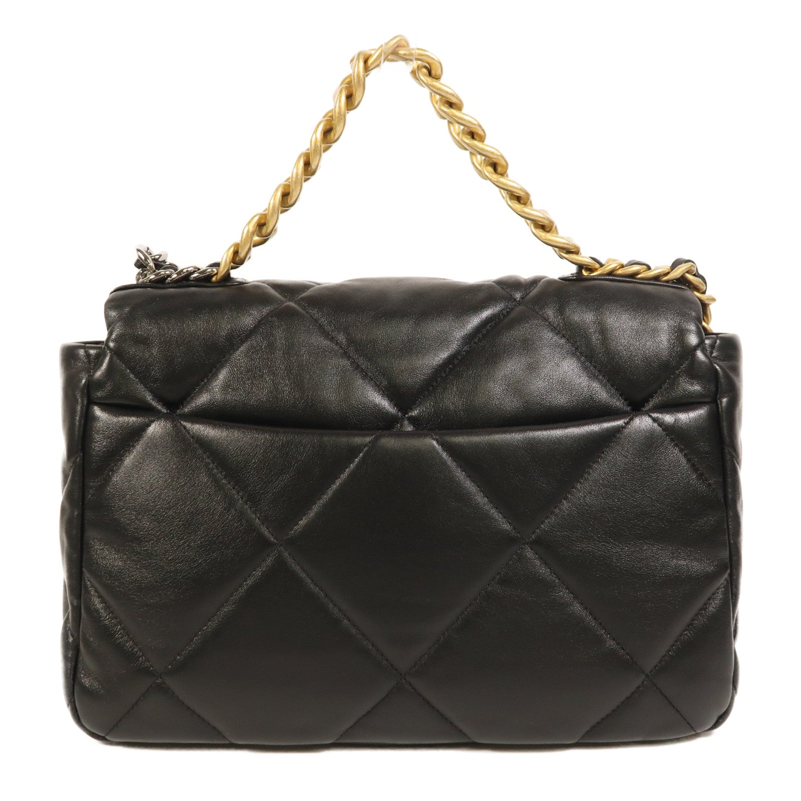 CHANEL 羊皮皮革Chanel 19手挽肩背兩用袋