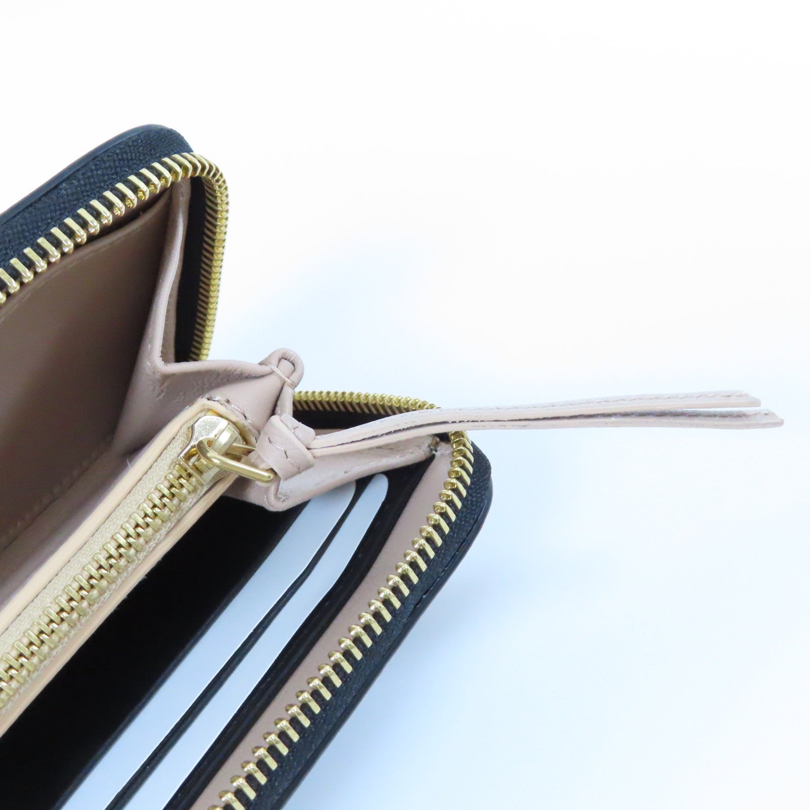 Chloe 【激減優惠】牛皮皮革Zipper Long Wallet金扣長錢包黑色