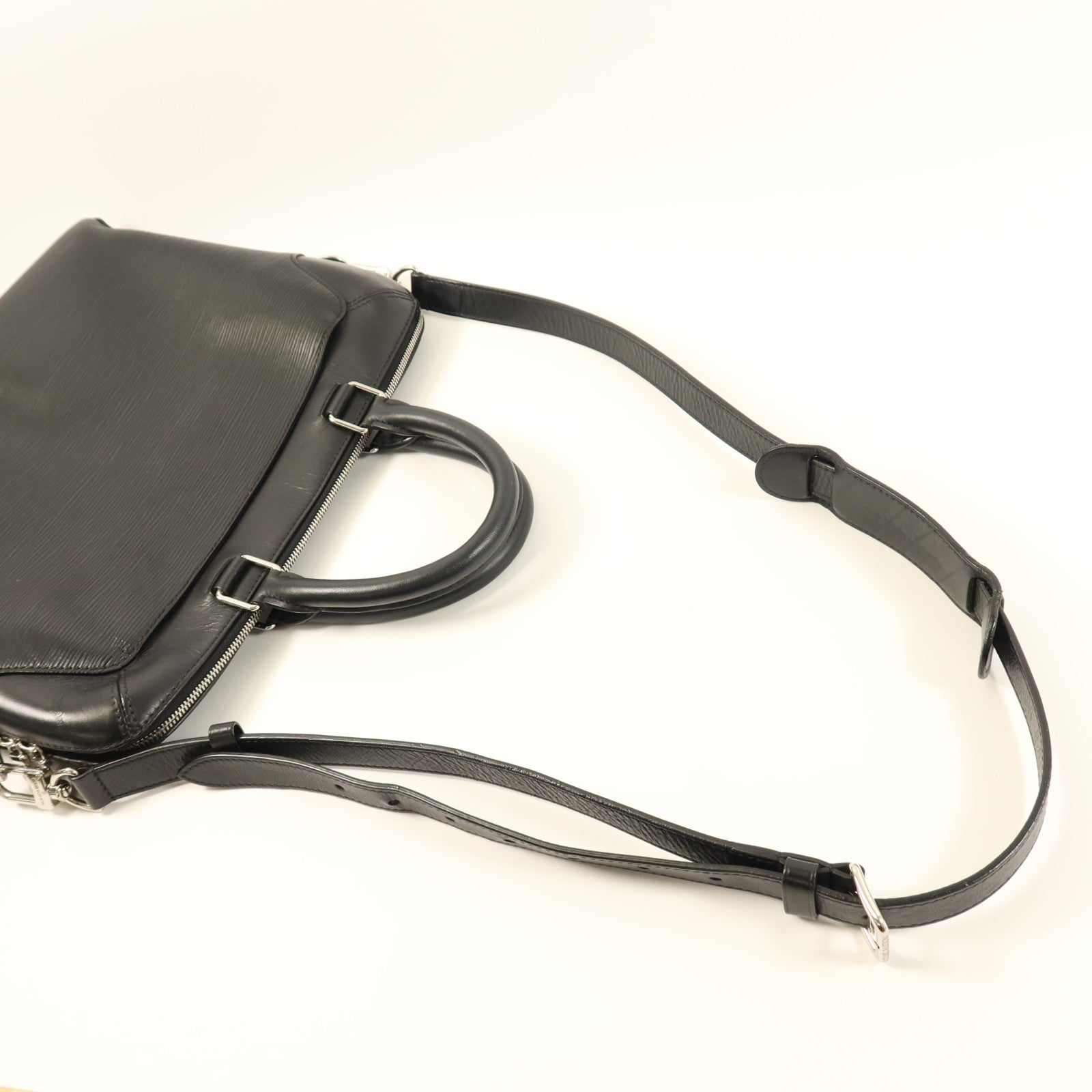 LOUIS VUITTON 【激減優惠】Epi Oliver briefcase銀扣手挽肩背兩用袋