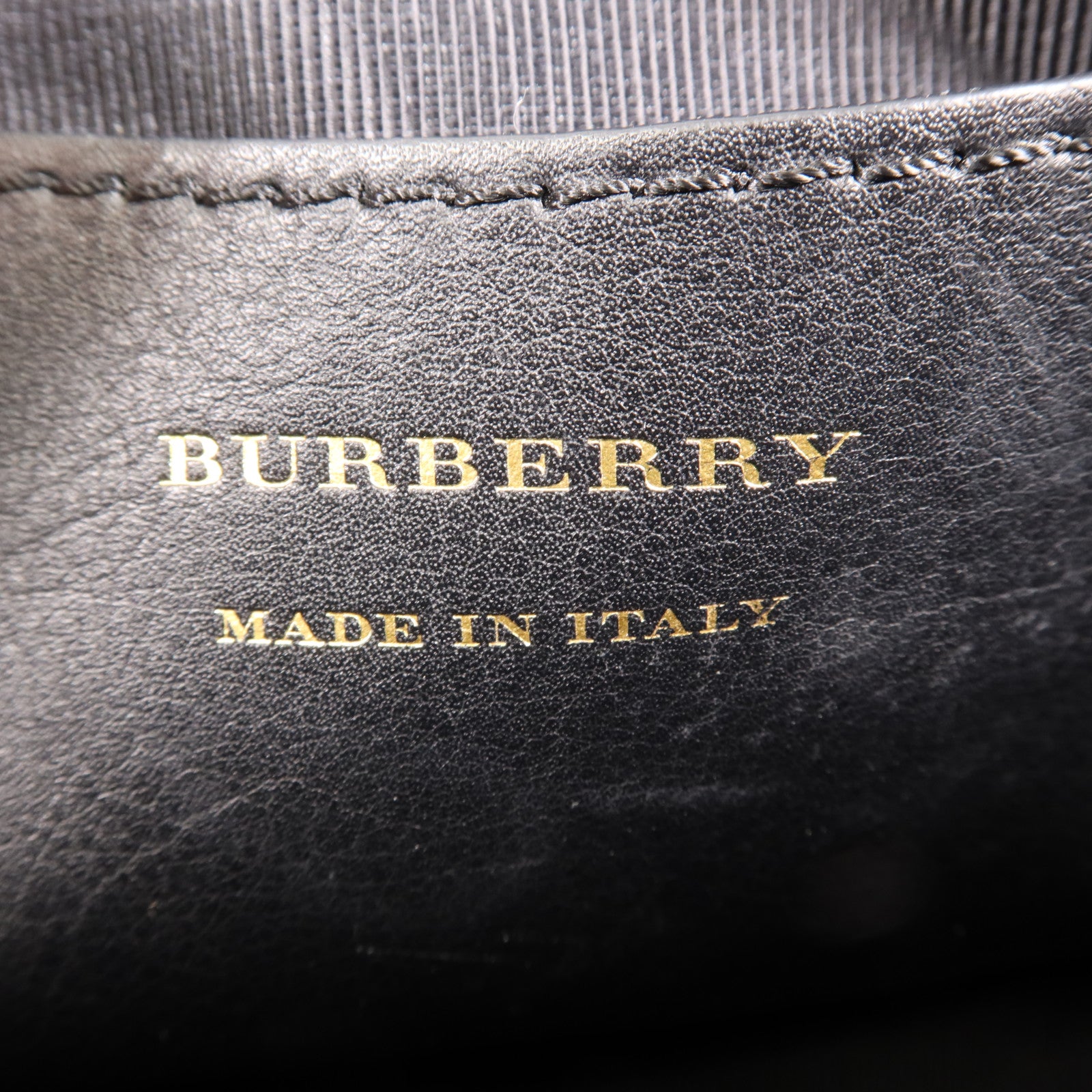 BURBERRY 帆布/牛皮皮革Belt Bag金扣腰包