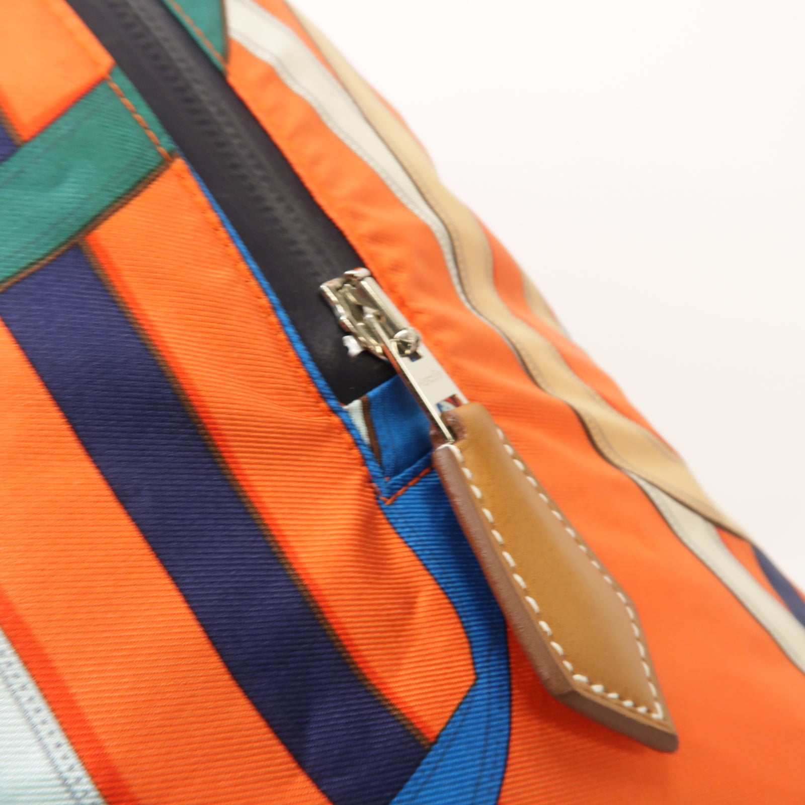 HERMES 絲質Airsilk Backpack背包橙色