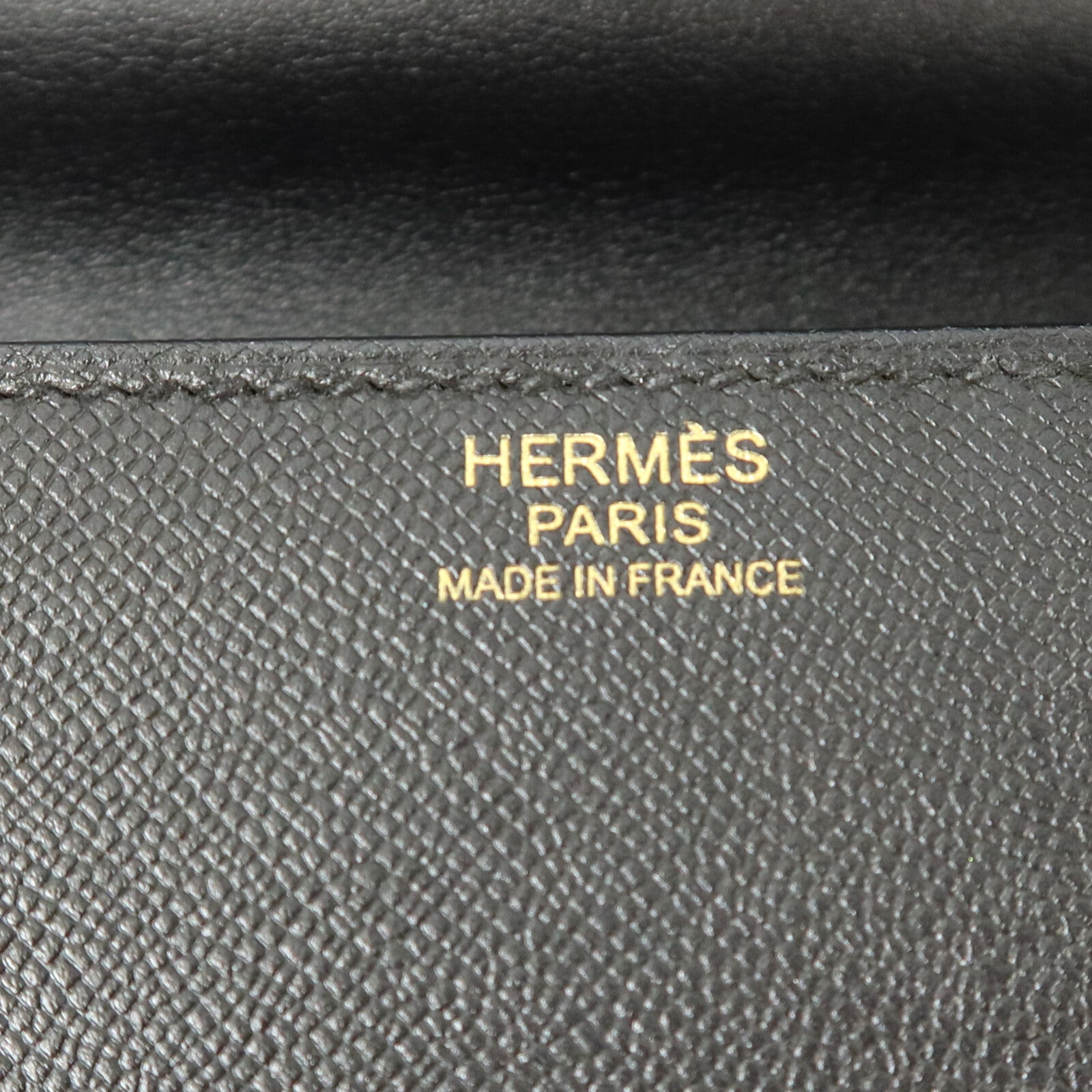 HERMES Epsom皮革Mosaique Au 24-21肩背袋Noir
