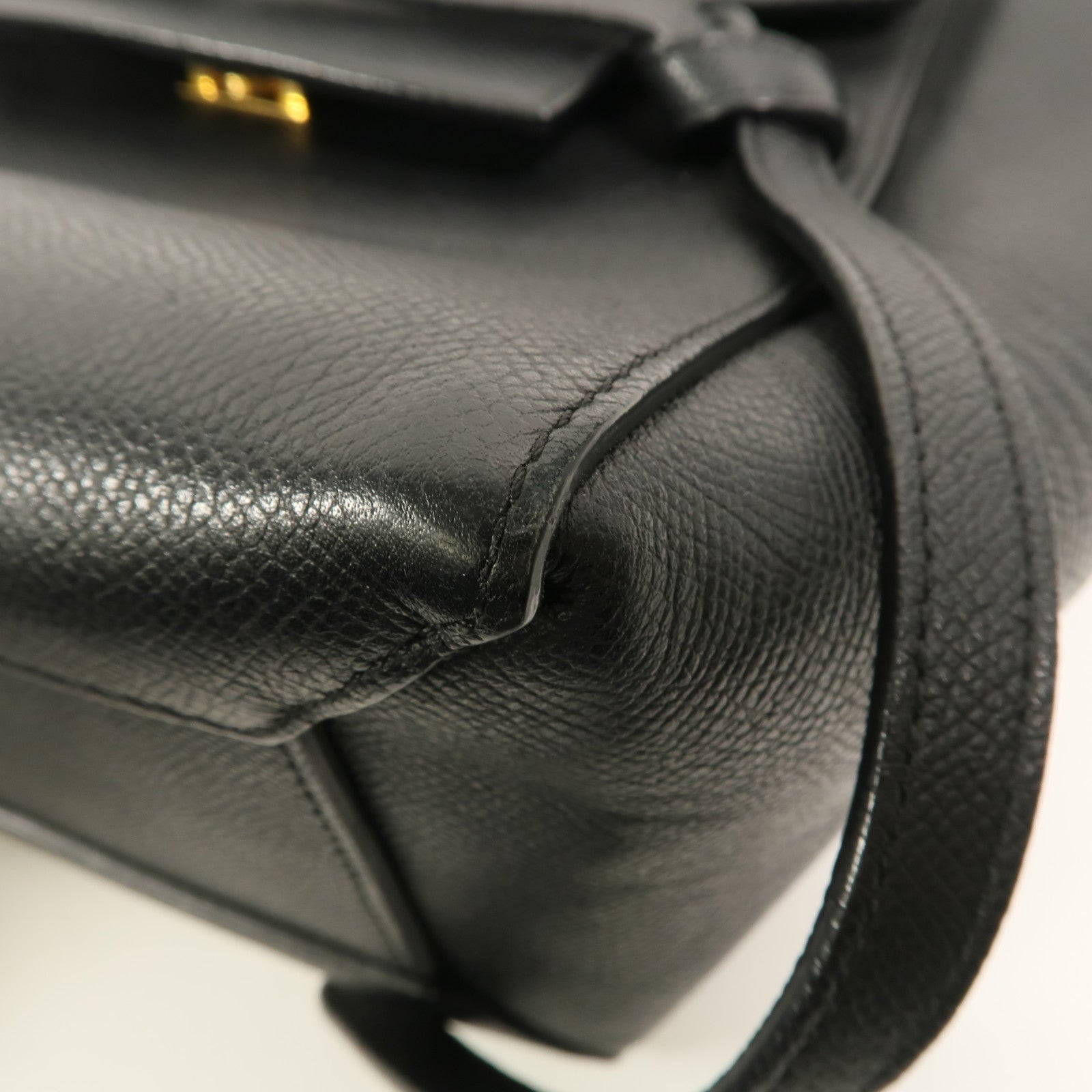 CELINE 牛皮皮革Micro Belt Bag手挽肩背兩用袋