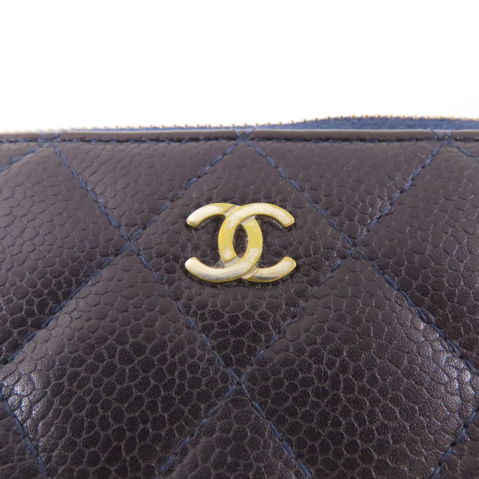 CHANEL 【激減優惠】牛皮皮革Long Wallet銀扣長錢包