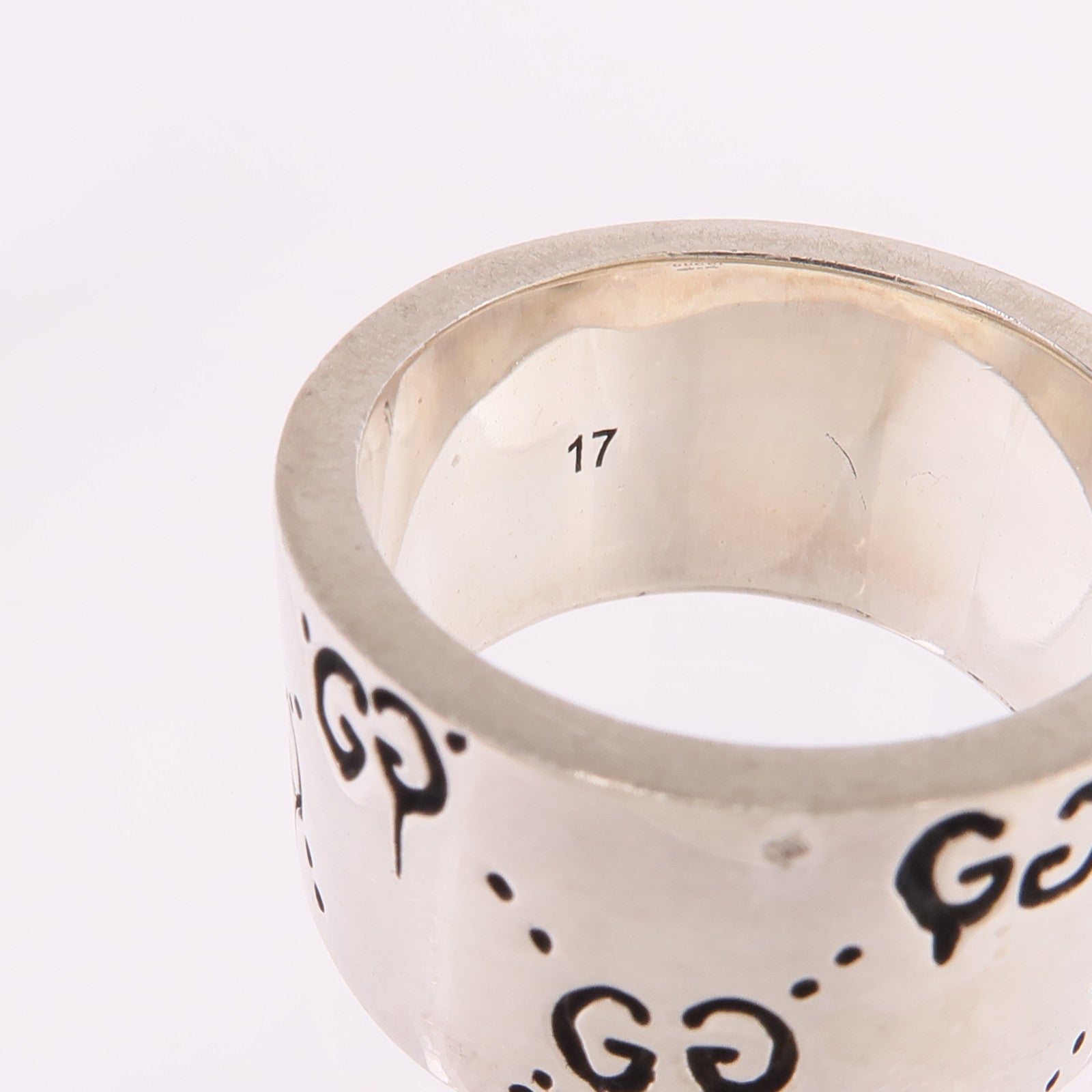 GUCCI 925純銀Ghost Ring戒指US#7.5