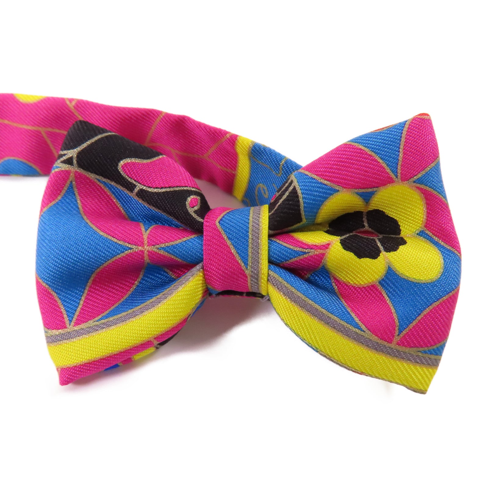 HERMES Bow Tie Silk Multicolor