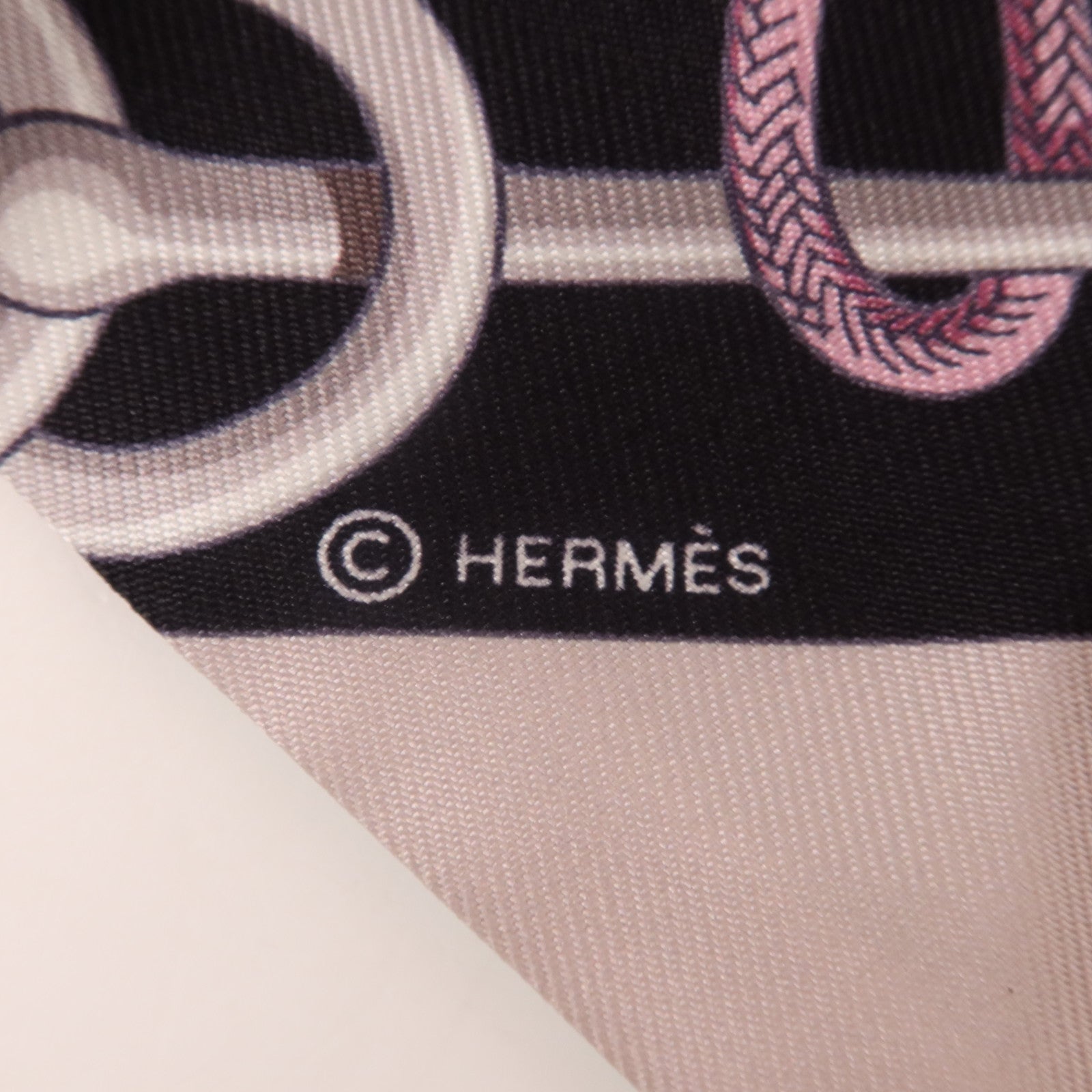 HERMES 絲質Twilly絲巾