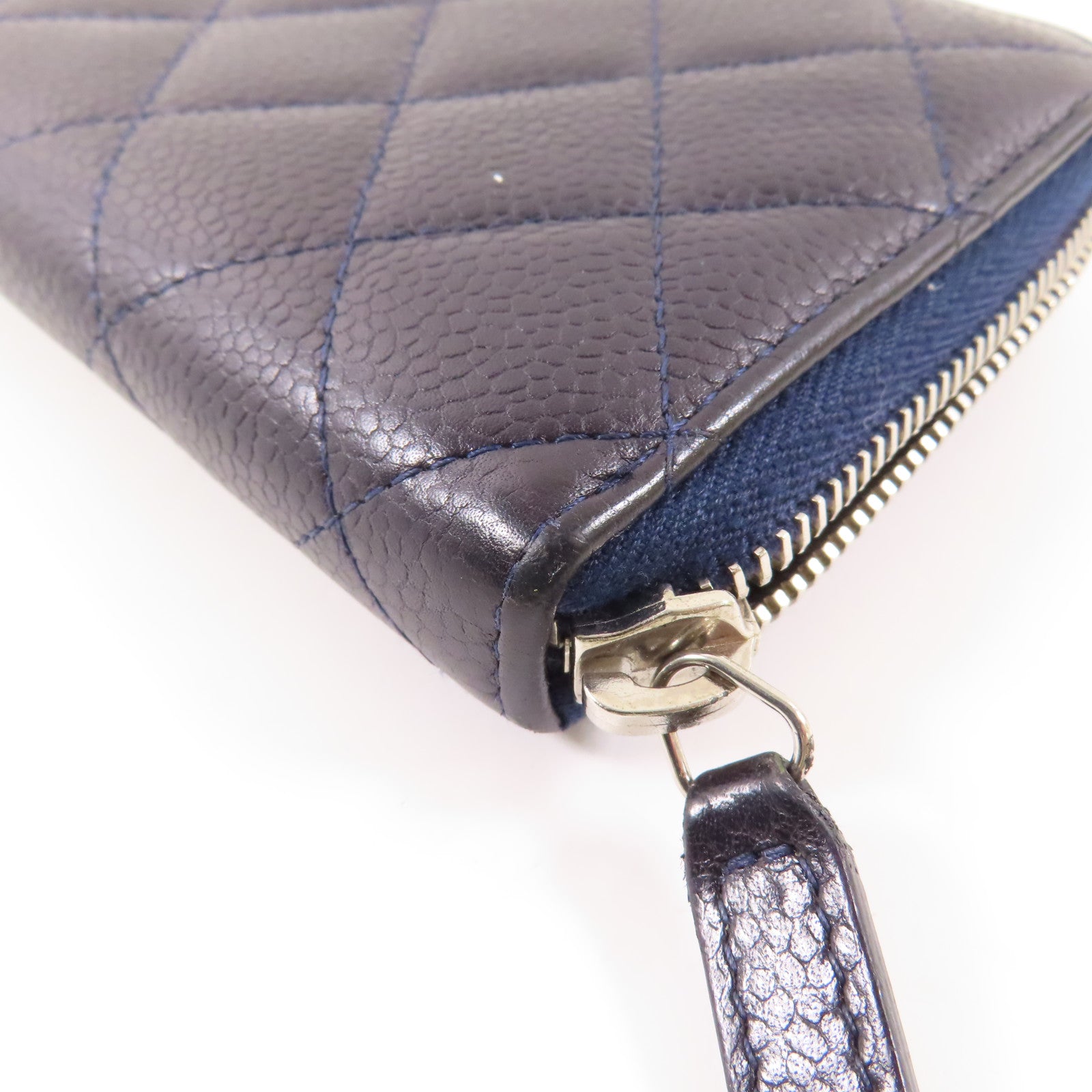 CHANEL 【激減優惠】牛皮皮革Long Wallet銀扣長錢包