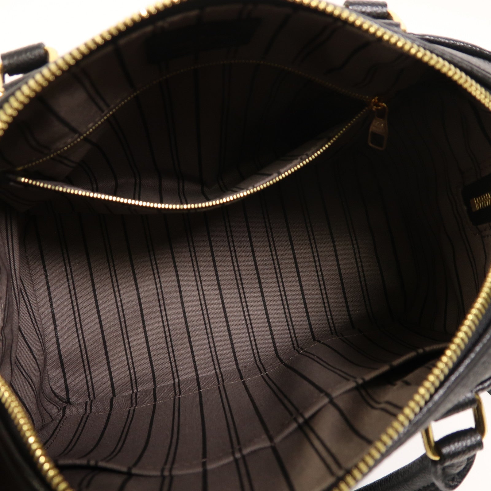 LOUIS VUITTON Monogram Empreinte Speedy Bandouliere金扣手挽肩背兩用袋