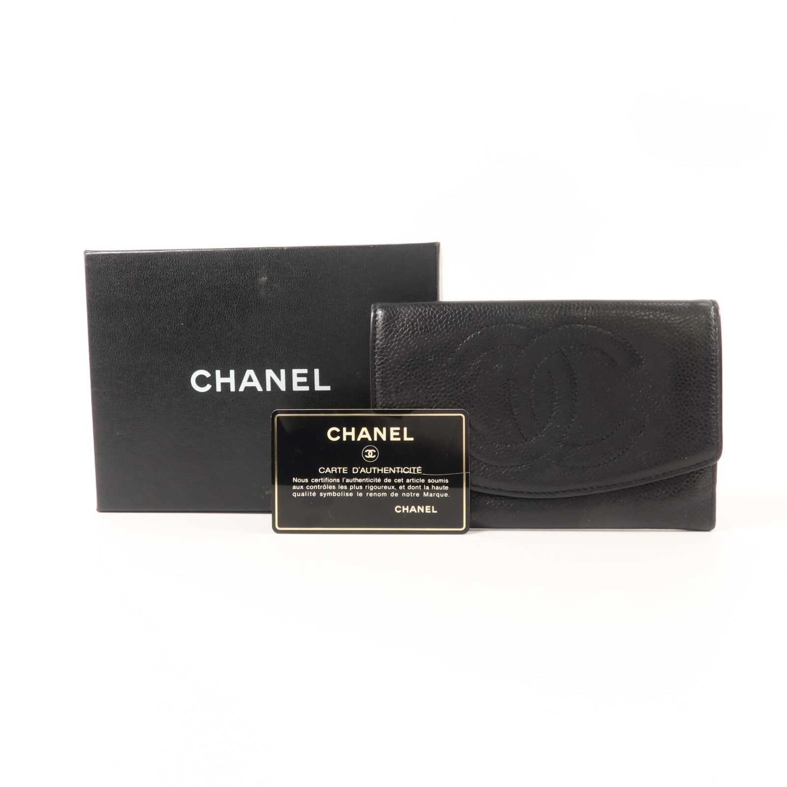 CHANEL 牛皮皮革Vintage Wallet錢包