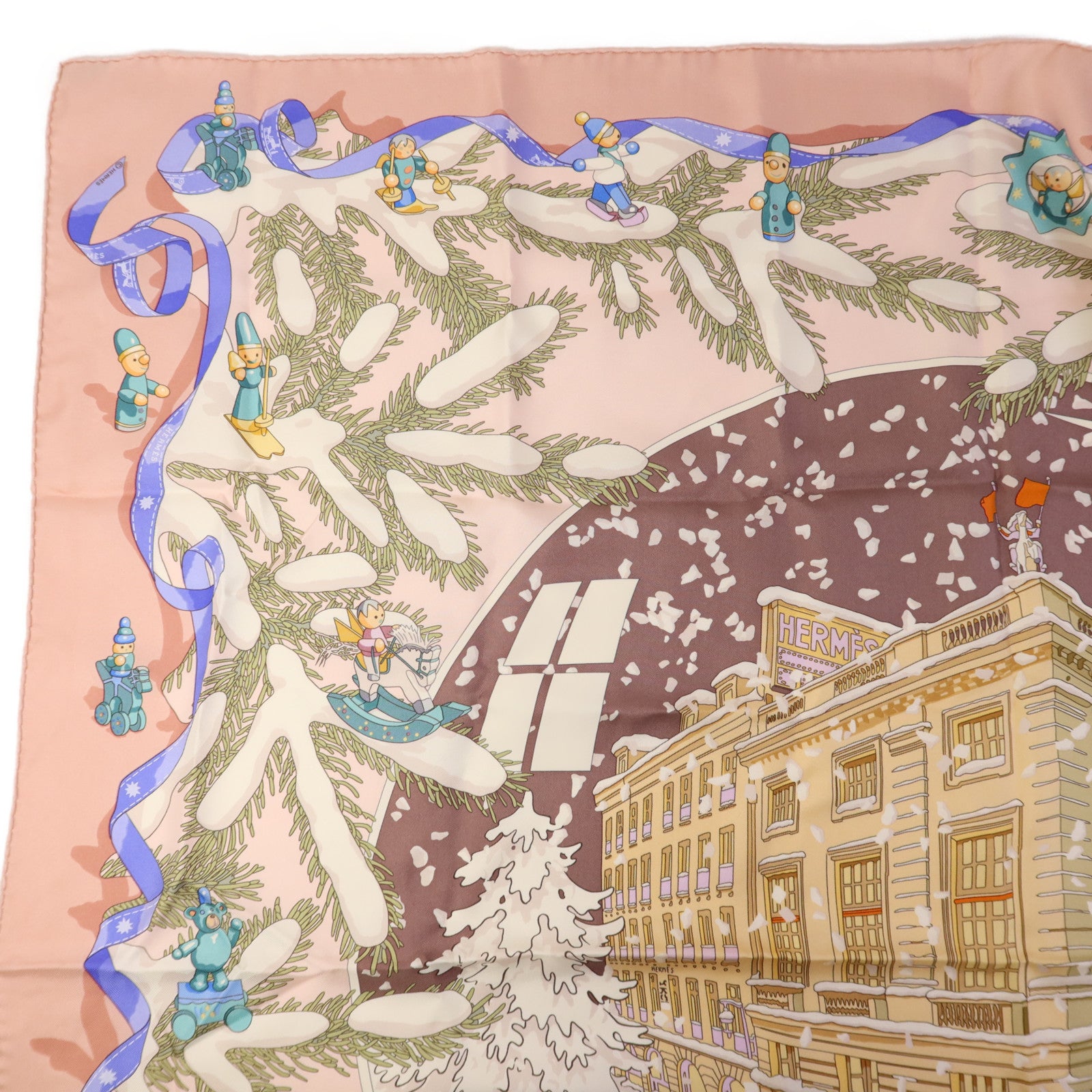 HERMES 絲質Scarf 90X90絲巾