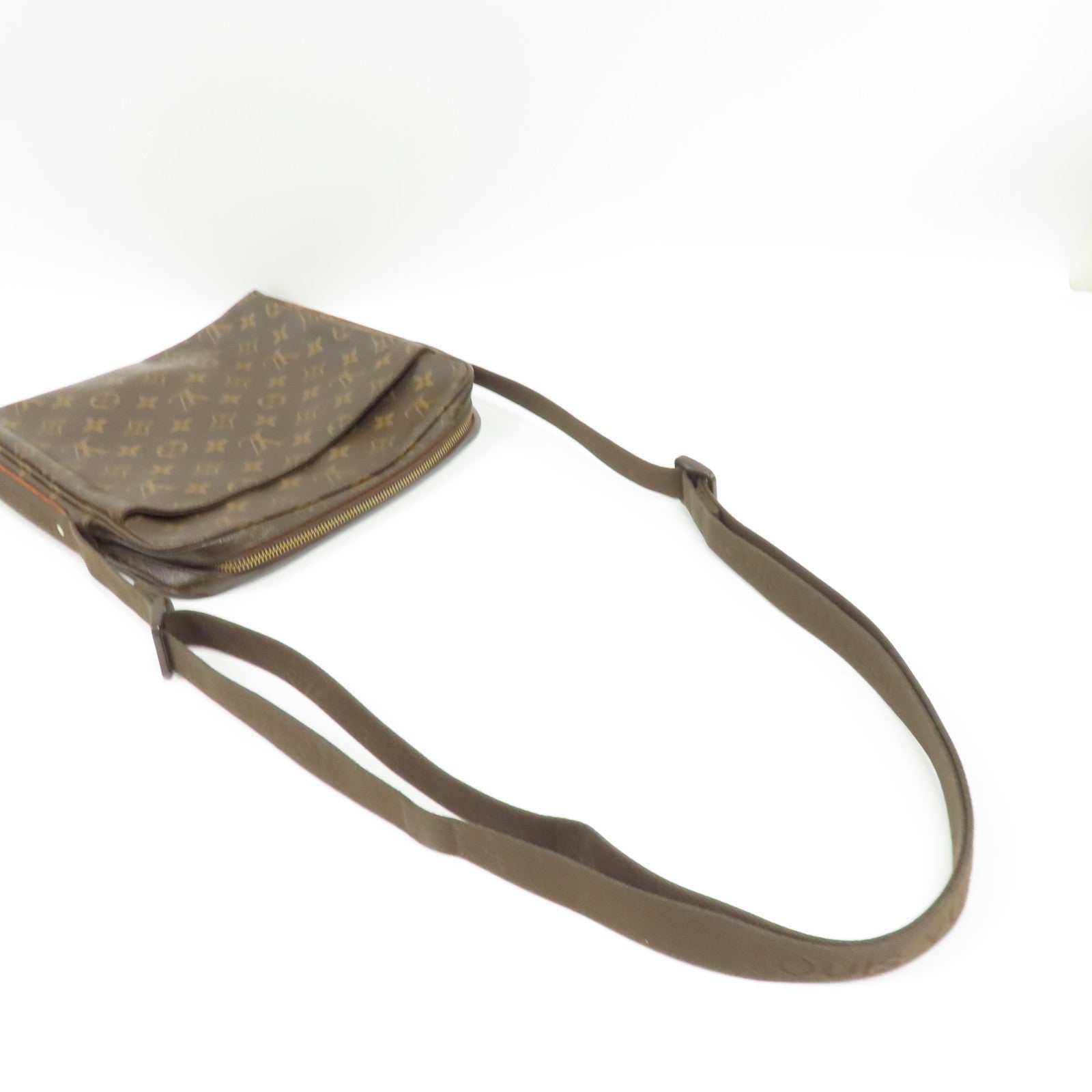 LOUIS VUITTON 【激減優惠】Monogram Trotteur Beaubourg金扣肩背袋啡色