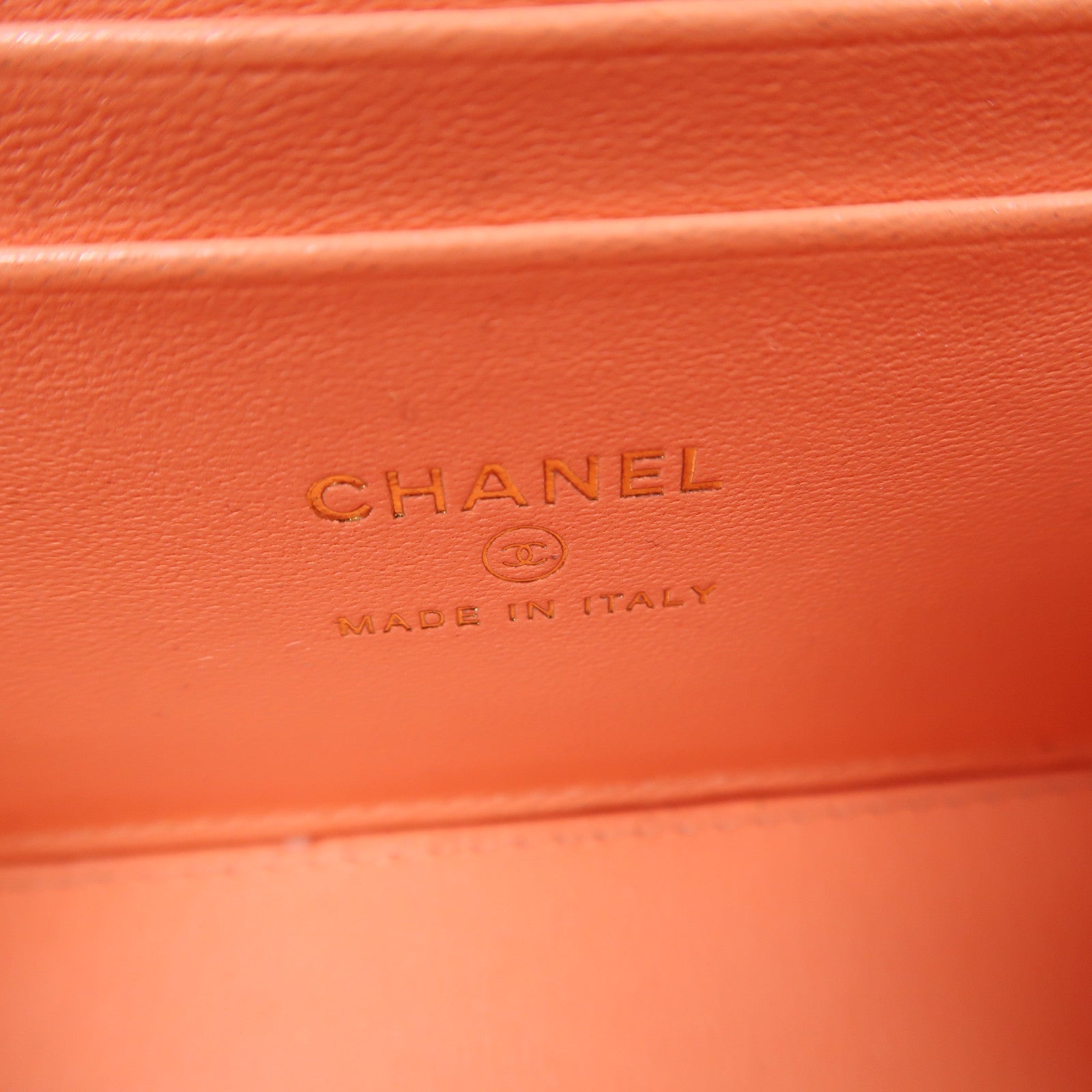 CHANEL 羊皮皮革Vanity Case金扣鏈帶肩背袋