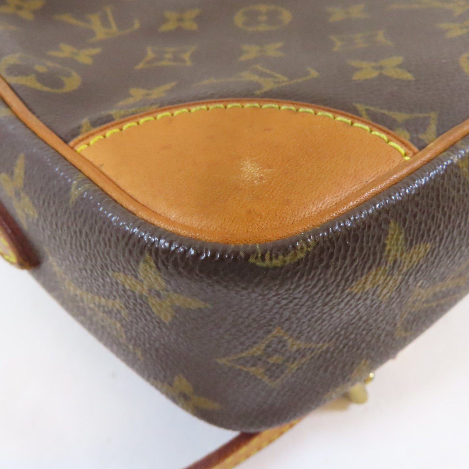LOUIS VUITTON Monogram Trocadero 27金扣肩背袋啡色