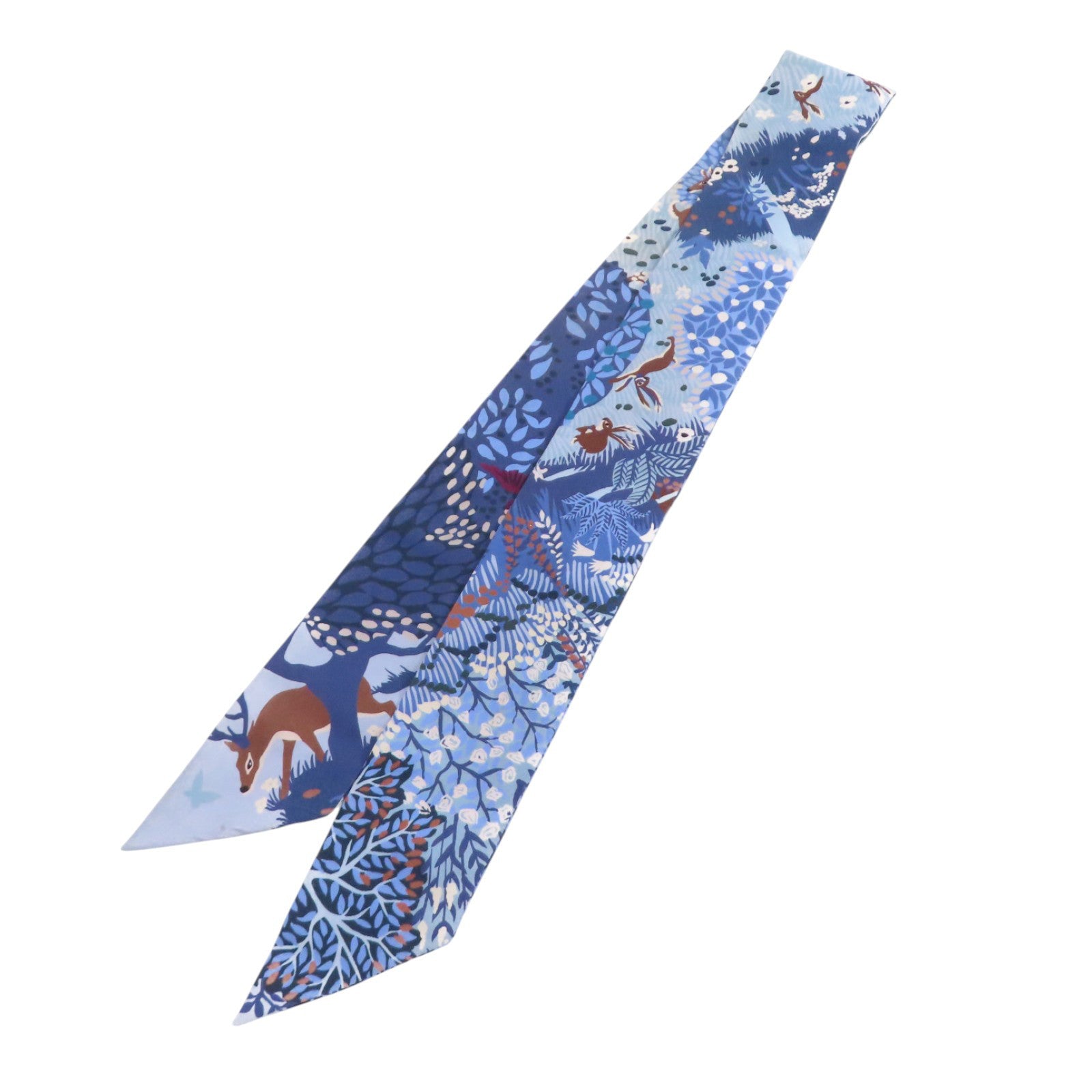 HERMES 絲質Twilly Scarf絲巾