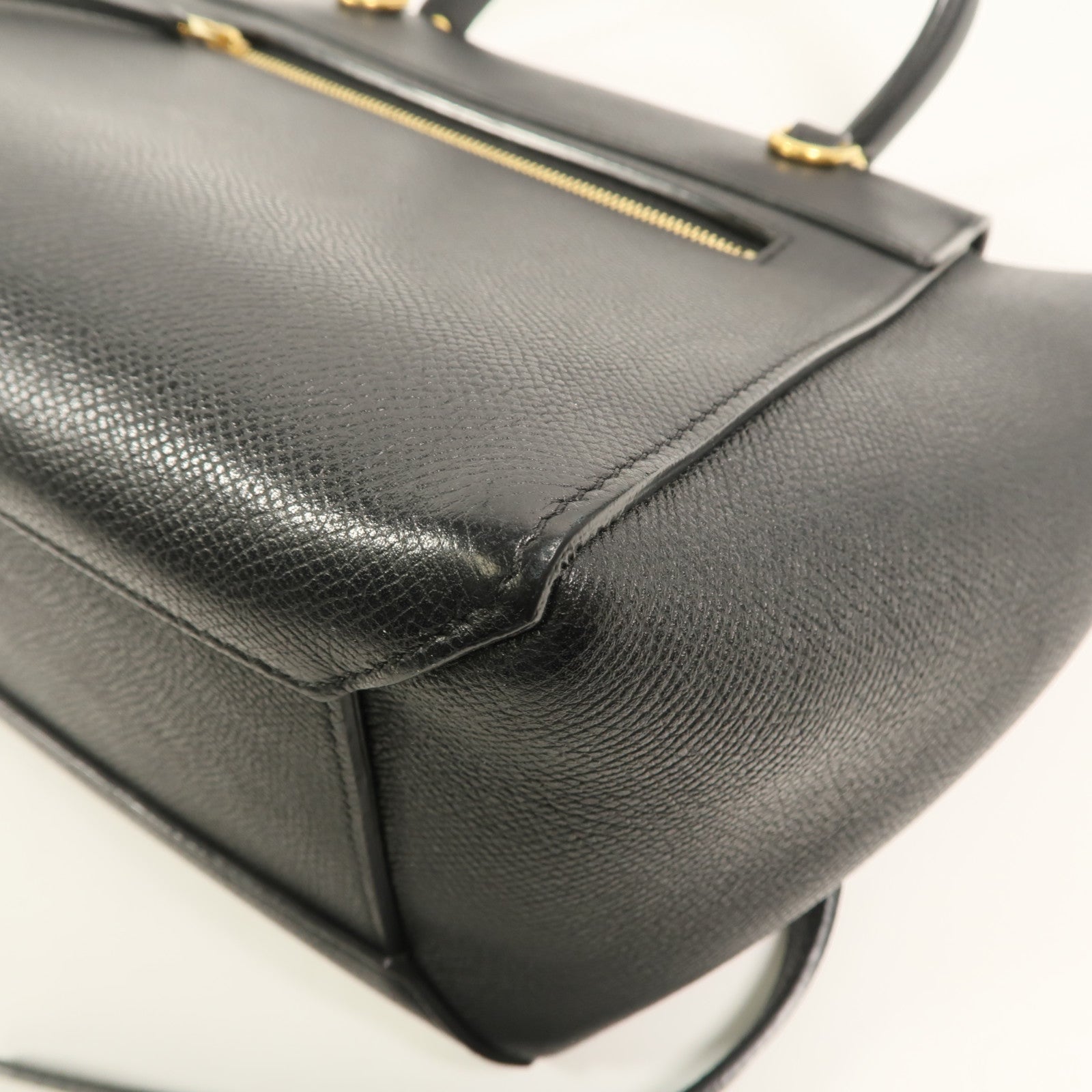 CELINE 牛皮皮革Micro Belt Bag手挽肩背兩用袋
