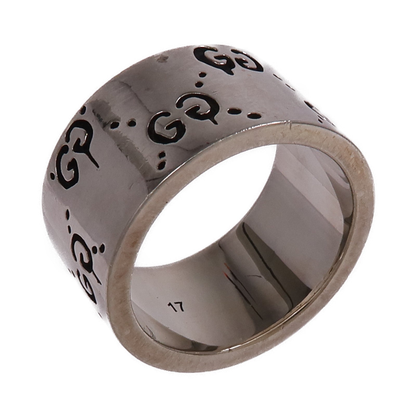 GUCCI 925純銀Ghost Ring戒指US#7.5