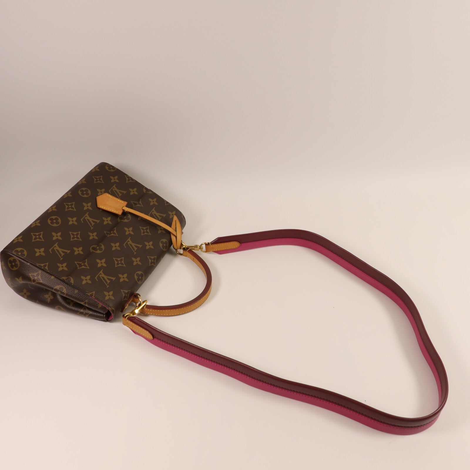 LOUIS VUITTON Monogram Cluny BB手挽肩背兩用袋