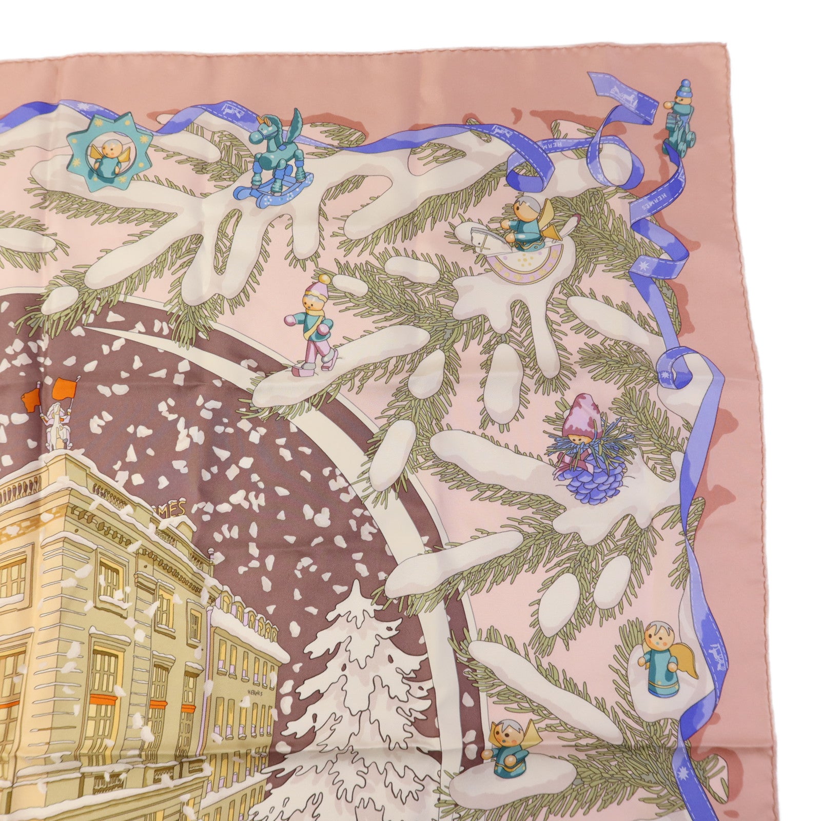 HERMES 絲質Scarf 90X90絲巾