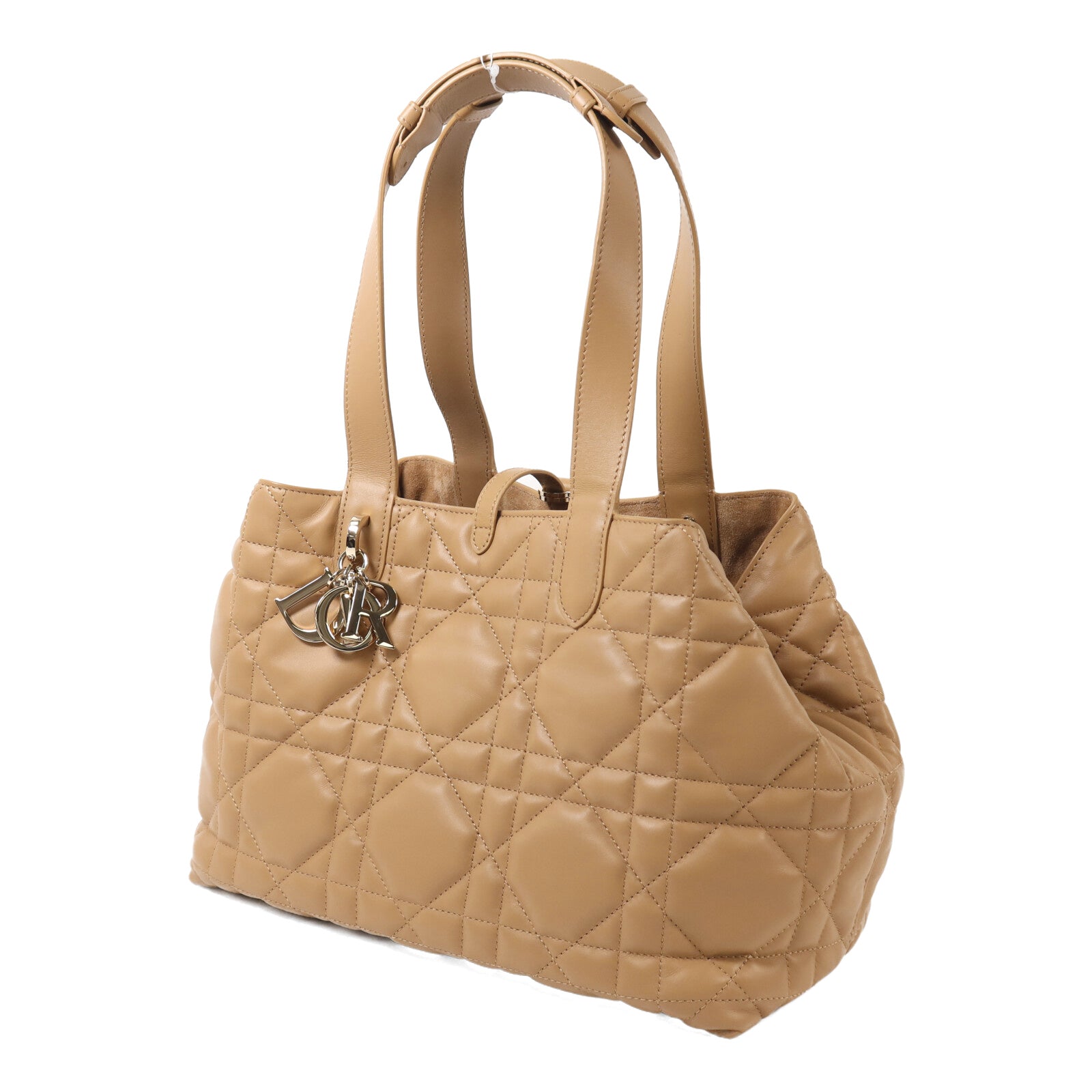 Dior 牛皮皮革Medium Toujours金扣手挽袋