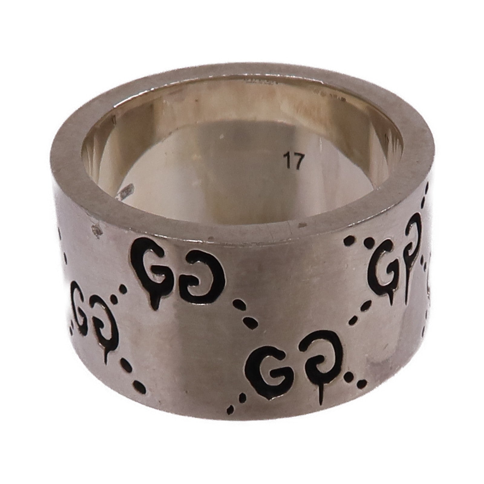 GUCCI 925純銀Ghost Ring戒指US#7.5