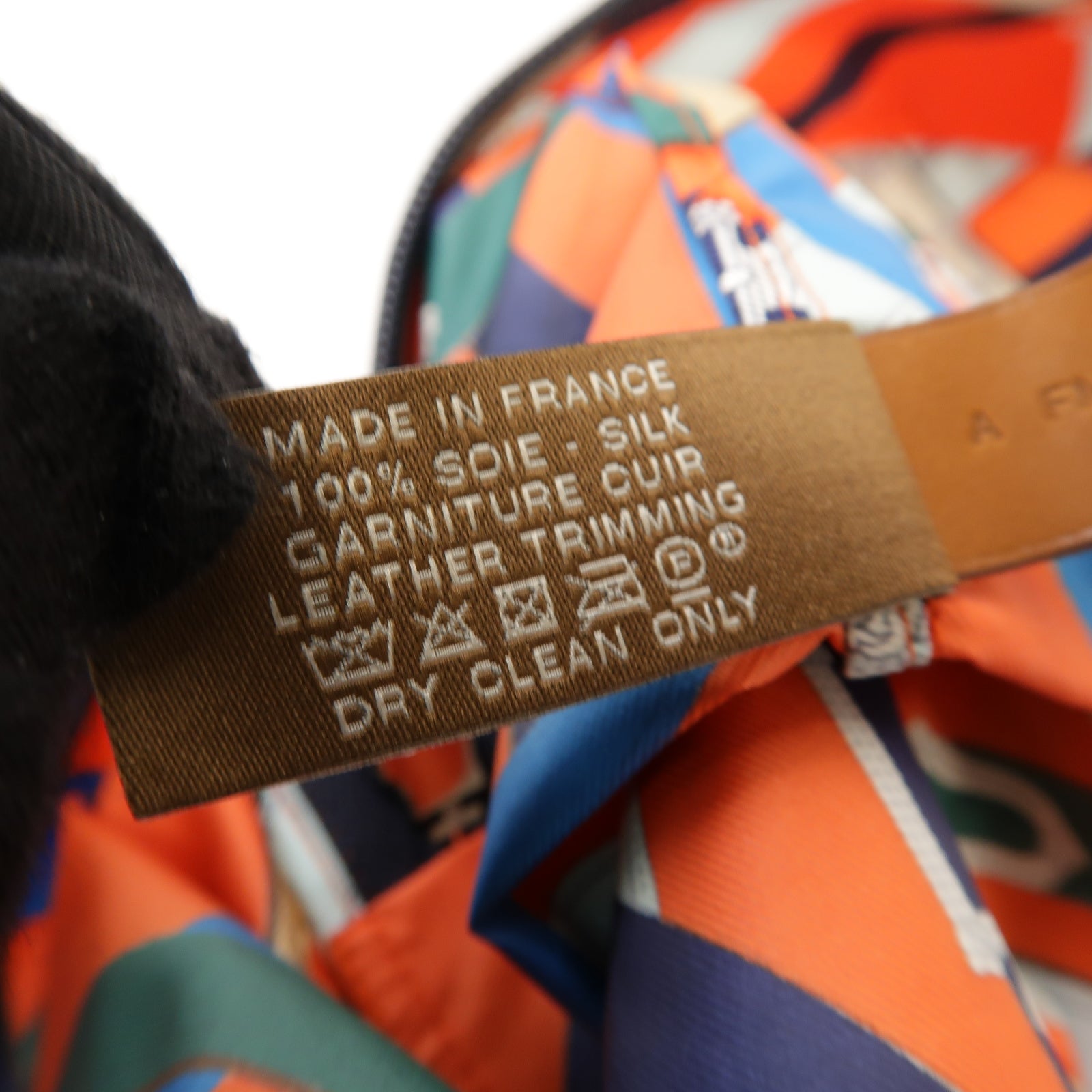 HERMES 絲質Airsilk Backpack背包橙色