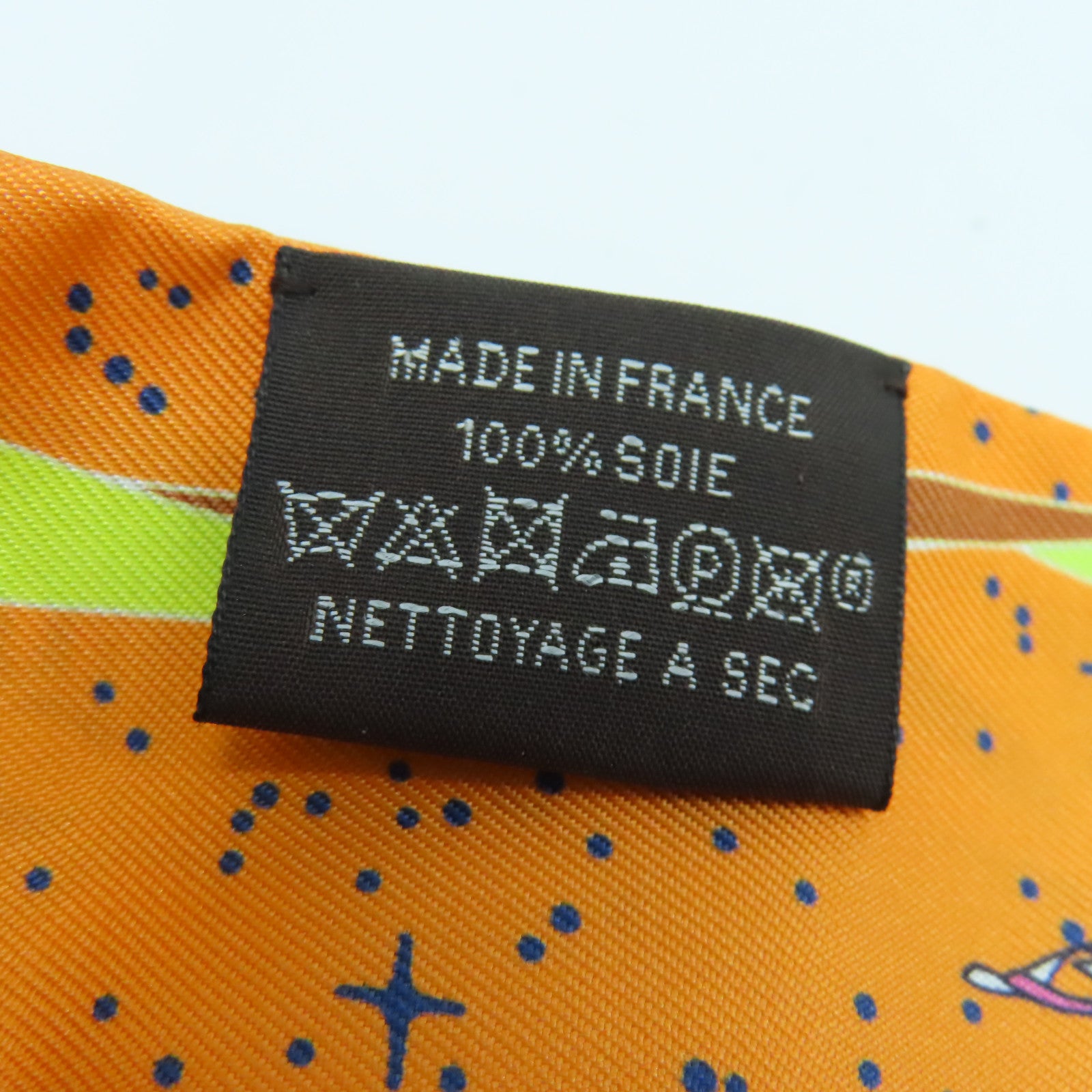 HERMES 【激減優惠】絲質Twilly Scarf絲巾橙色