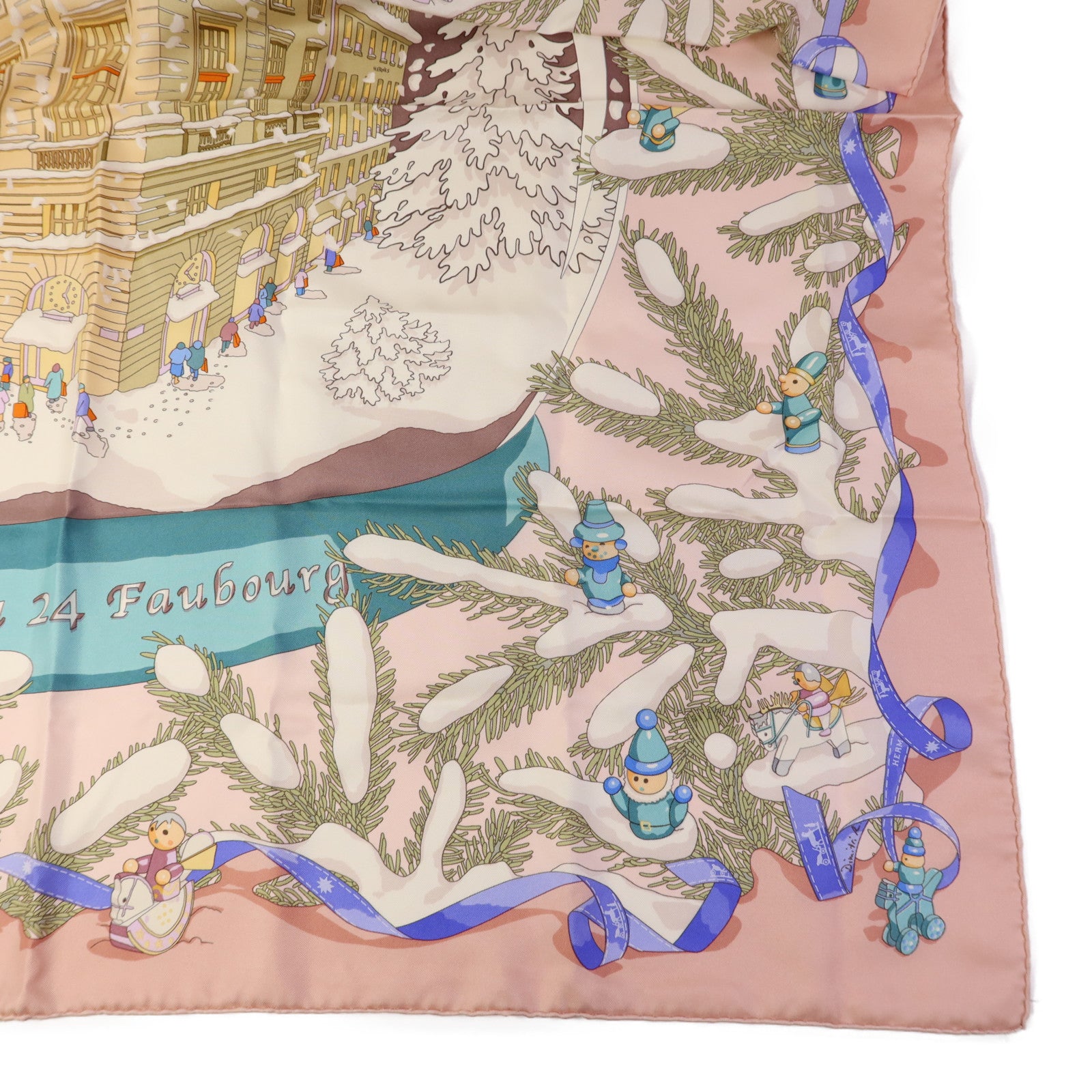 HERMES 絲質Scarf 90X90絲巾