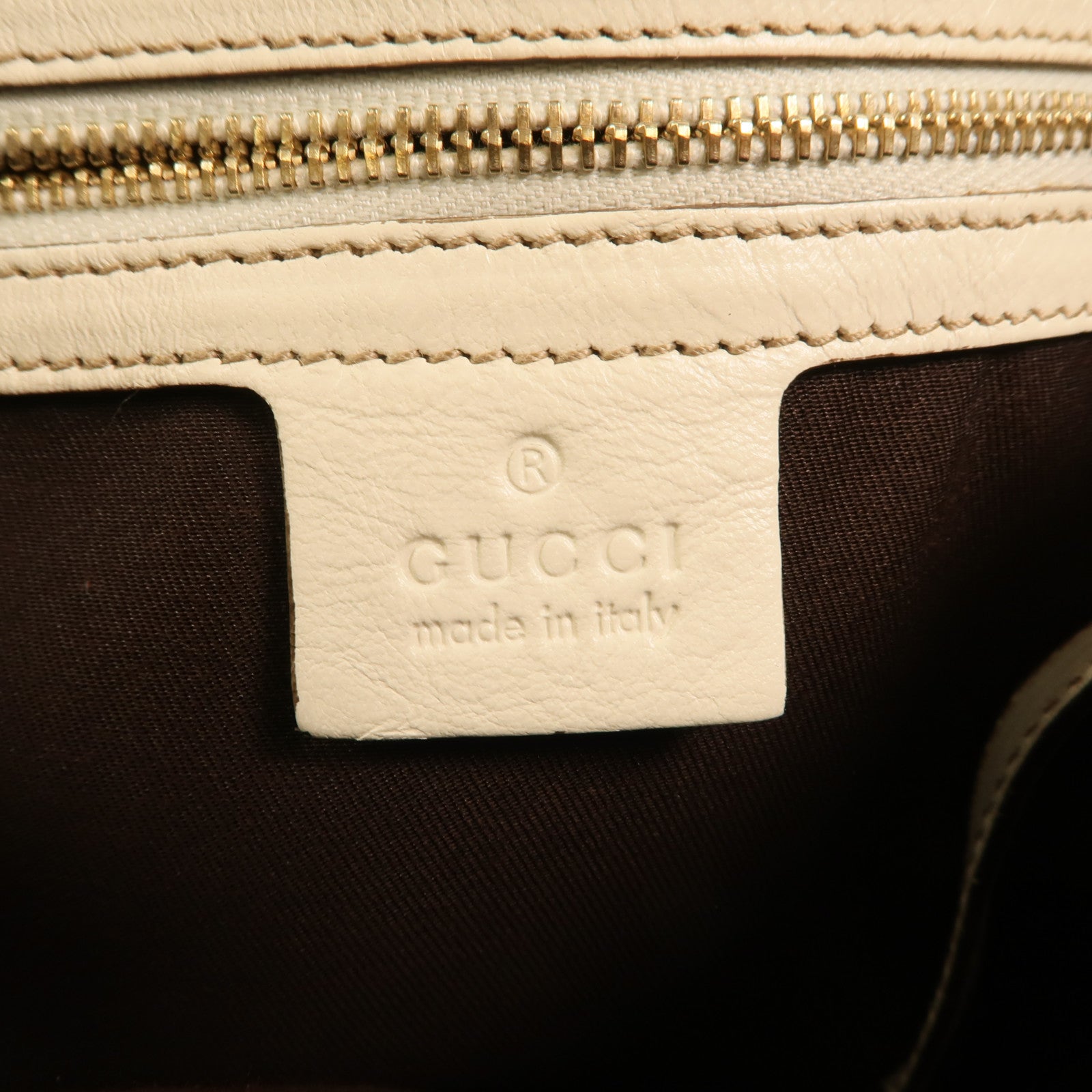 GUCCI 帆布Shoulder Bag金扣肩背袋