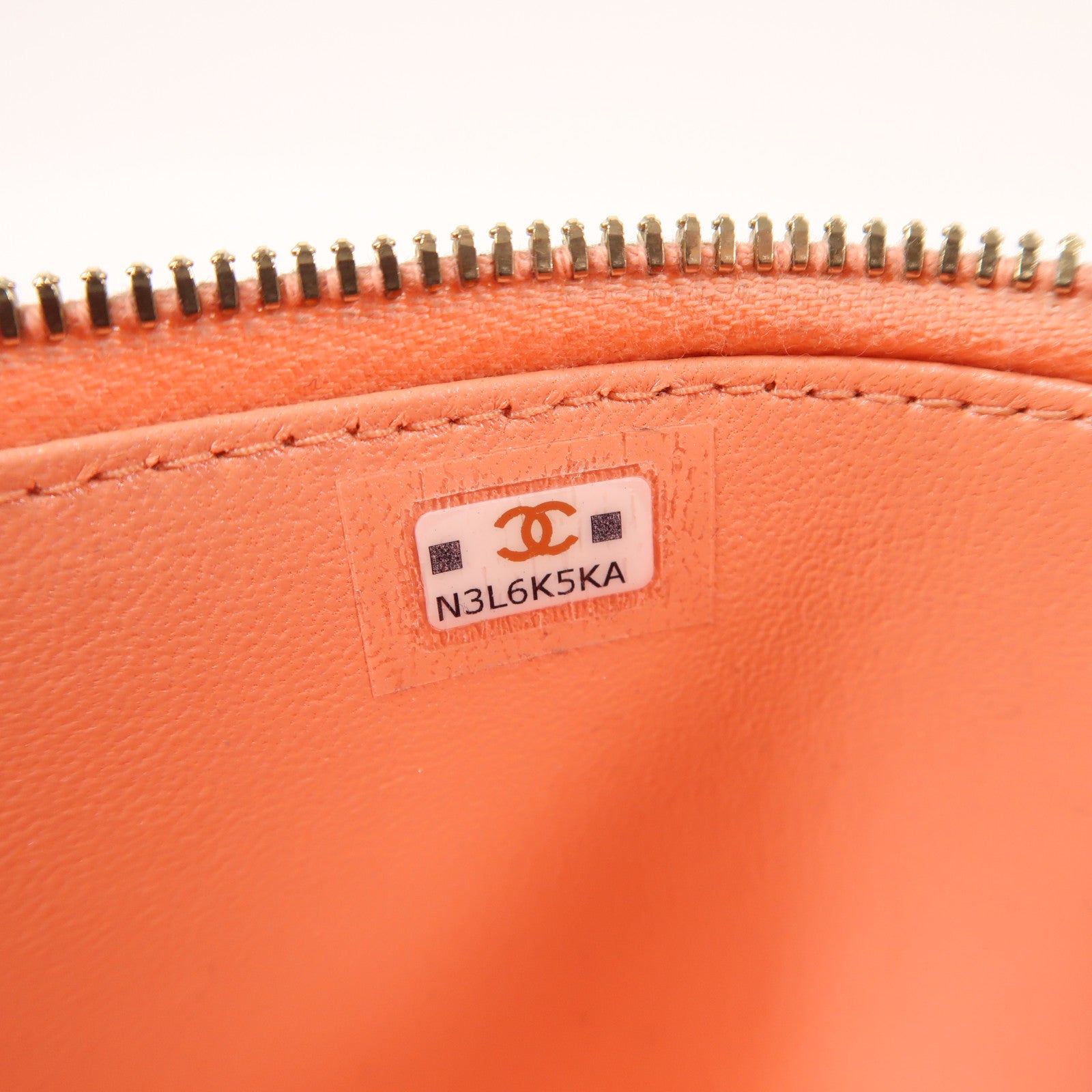 CHANEL 羊皮皮革Vanity Case金扣鏈帶肩背袋