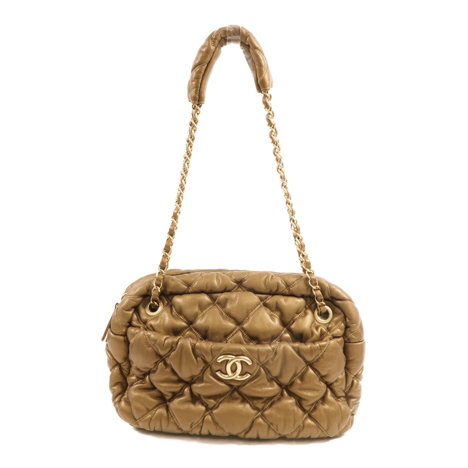 CHANEL 牛皮皮革Bubble Bag肩背袋