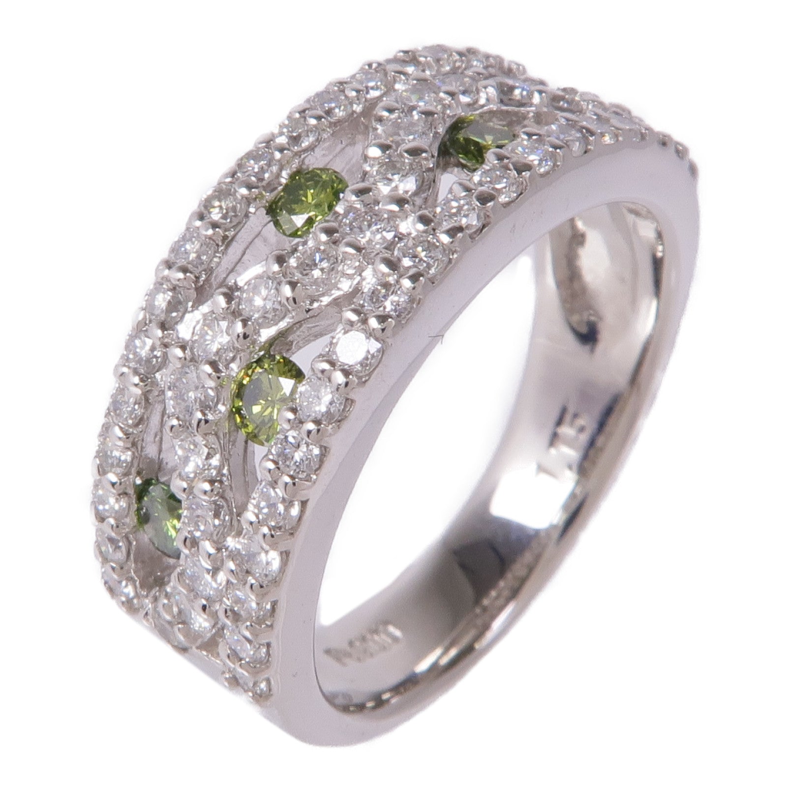 JEWELRY Diamond Ring PT900 Platinum US#7