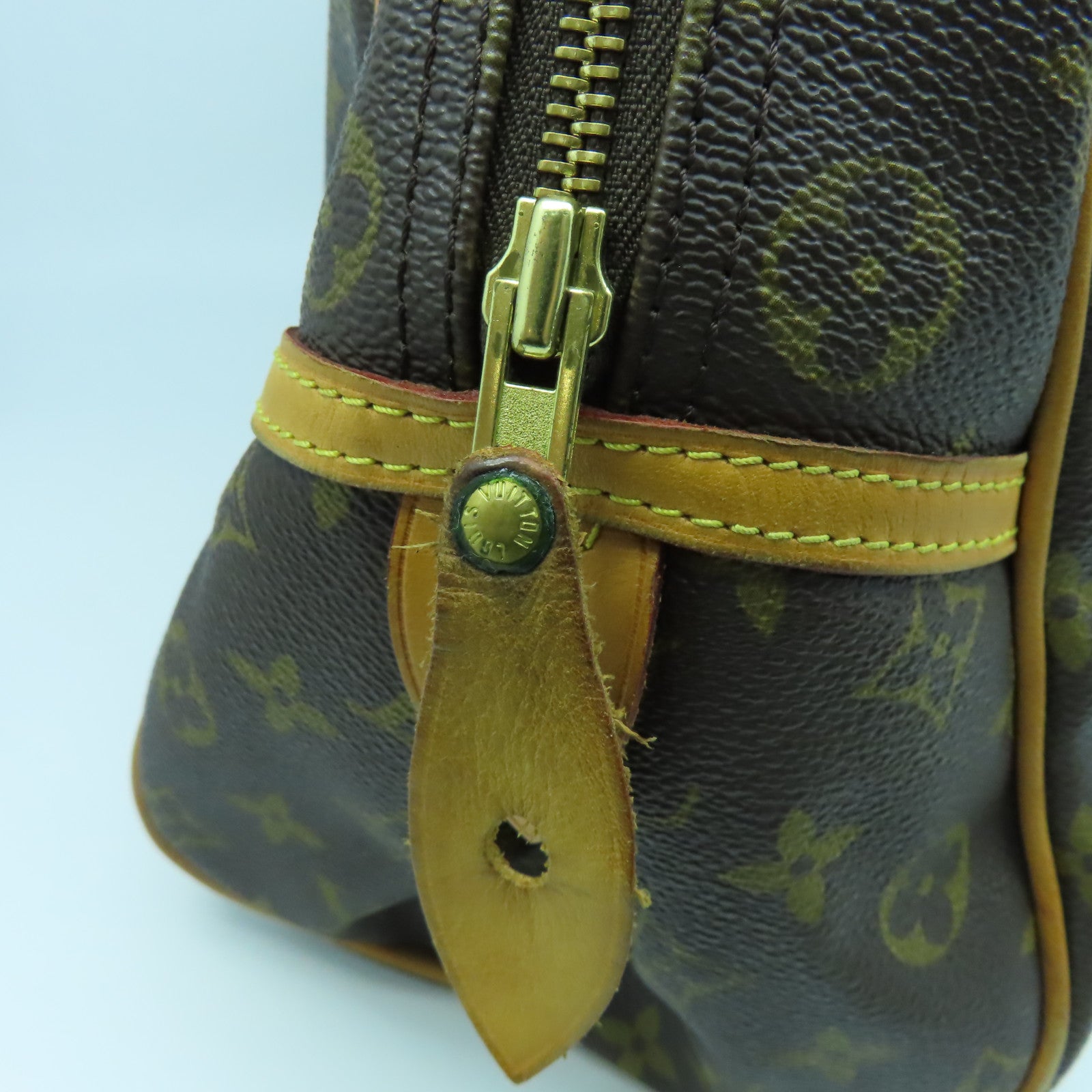 LOUIS VUITTON 【激減優惠】Monogram Montorgueil PM金扣肩背袋啡色
