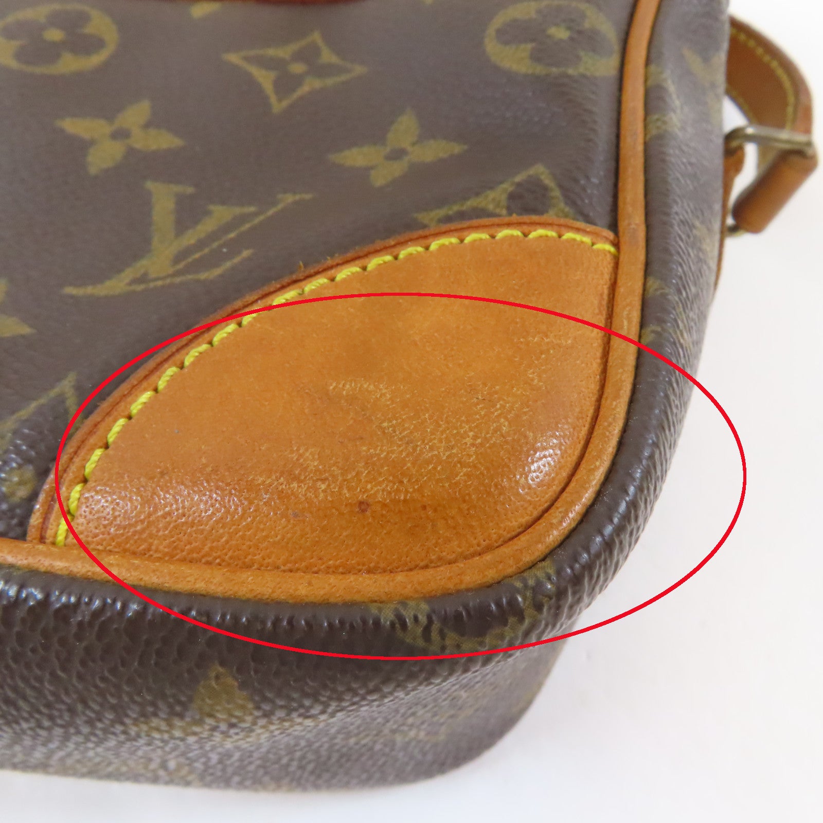 LOUIS VUITTON Monogram Trocadero 27金扣肩背袋啡色