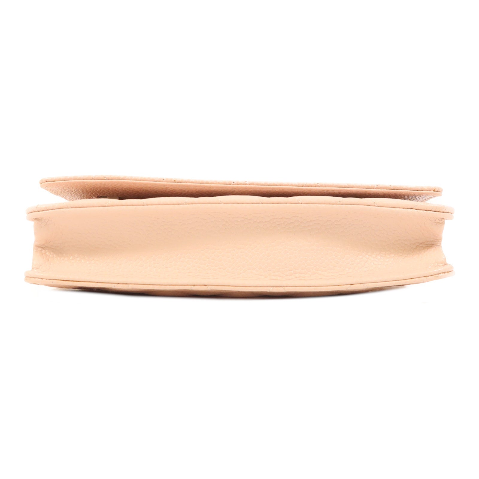 CHANEL 牛皮皮革WOC Wallet On Chain銀扣鏈帶肩背袋