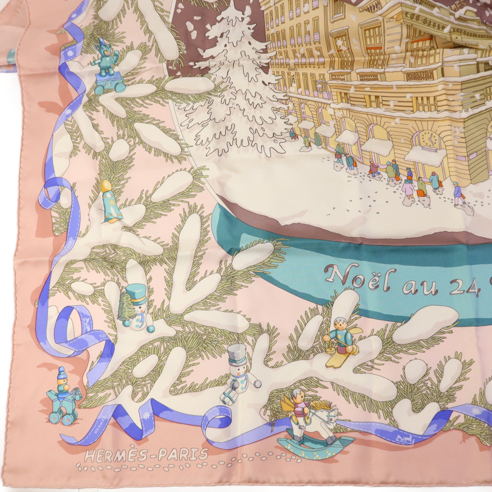 HERMES 絲質Scarf 90X90絲巾